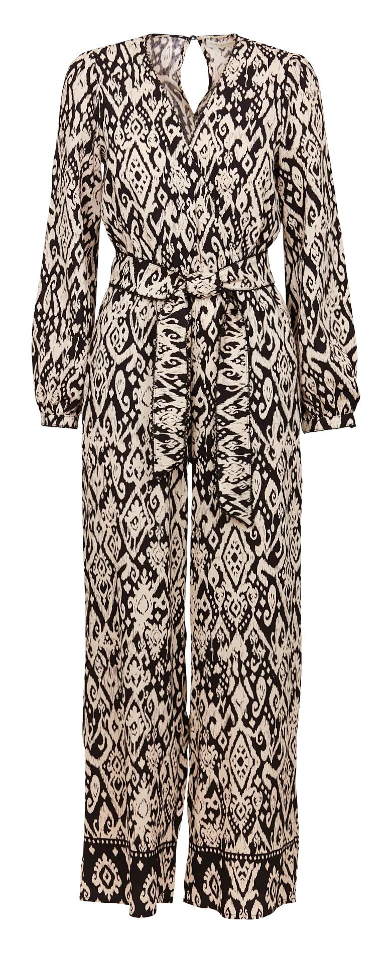 Combinaison imprimée et ceinturée taille haute Multicolore LYARA