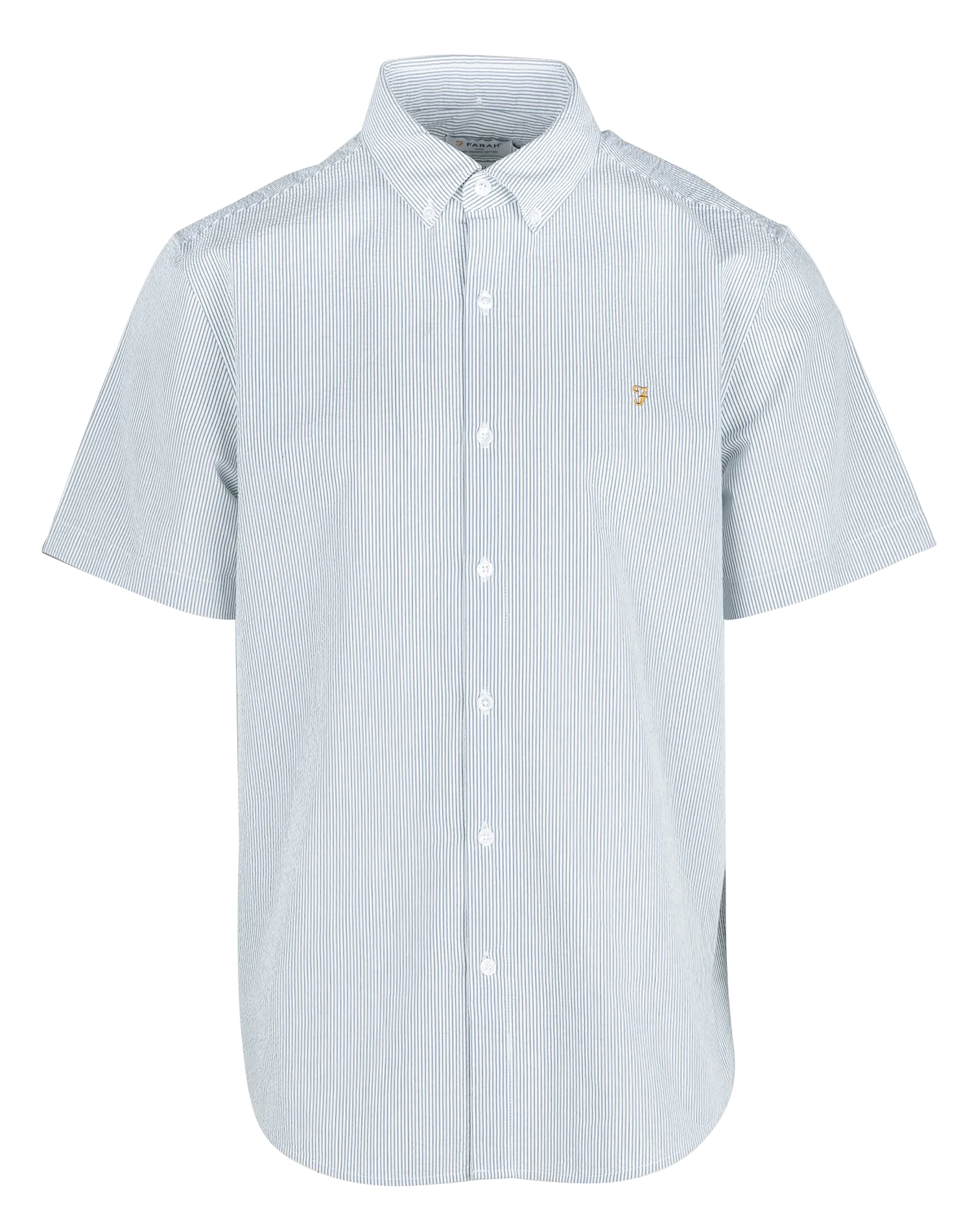 Chemise col classique en coton bio Vert LEWIS