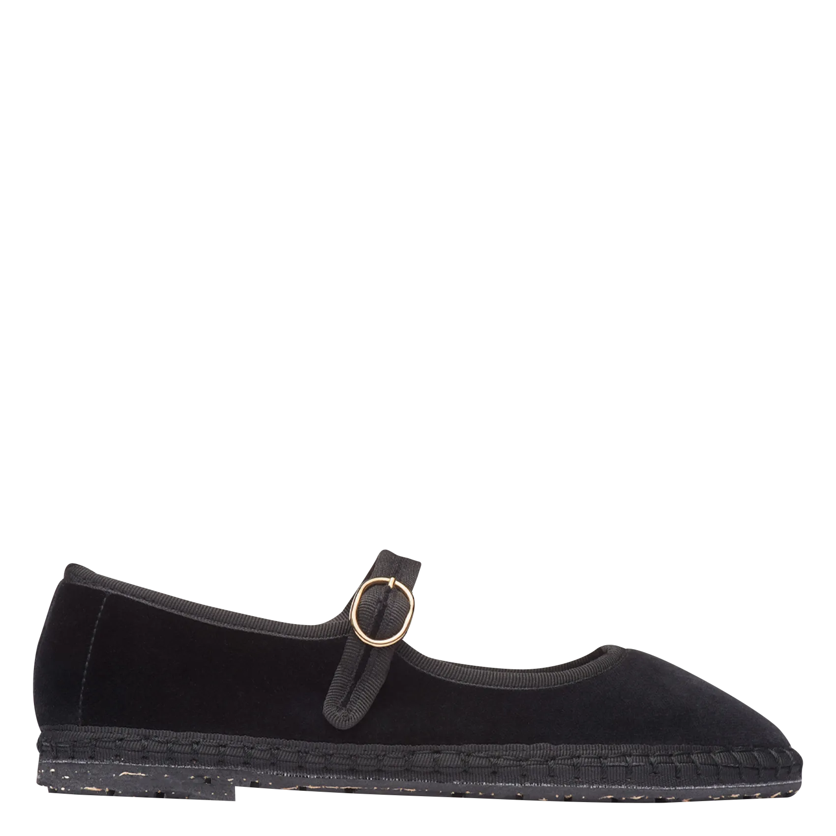 Espadrilles en velours Noir ANTONIA