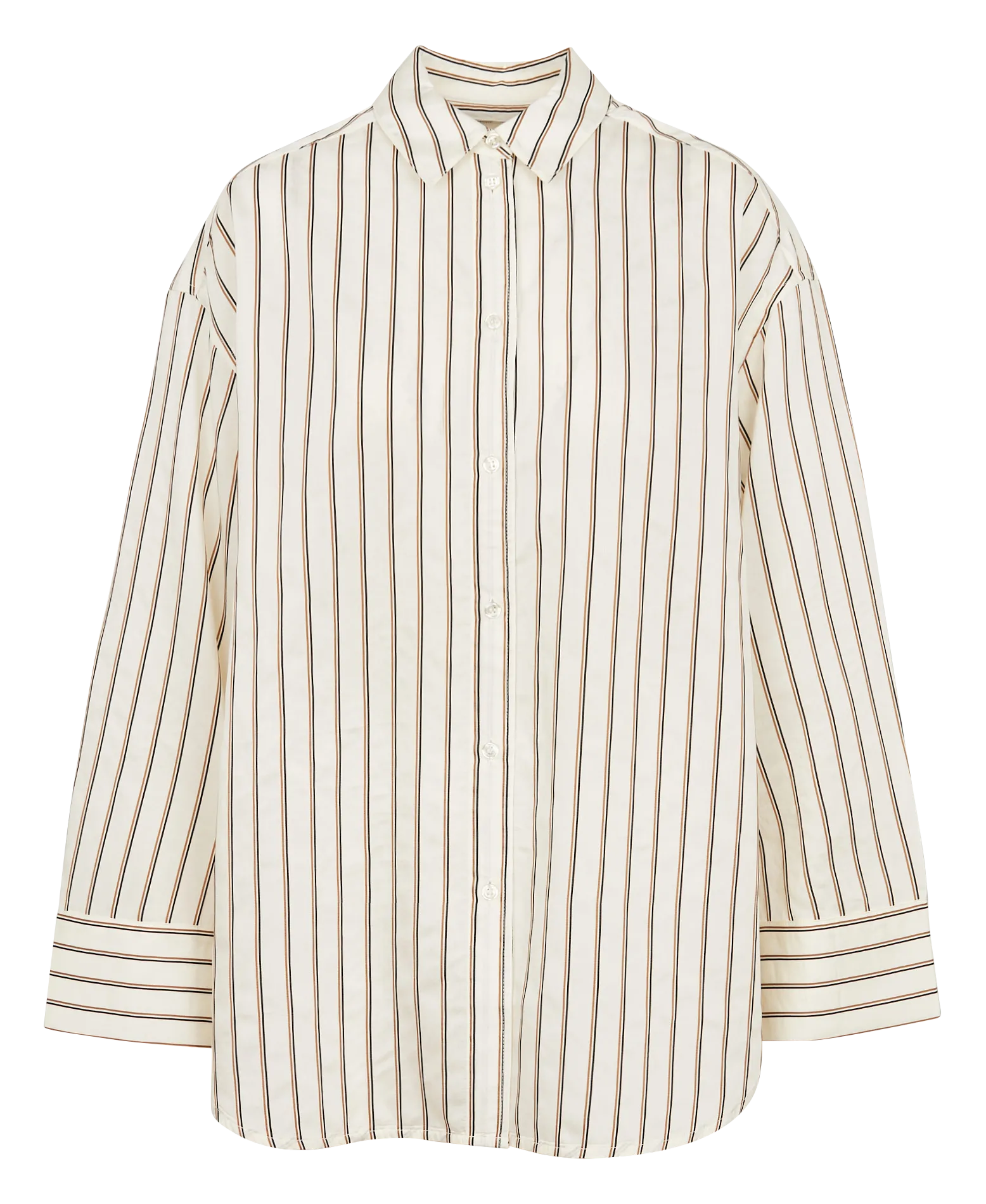 Chemise ample rayée Blanc MARIKA