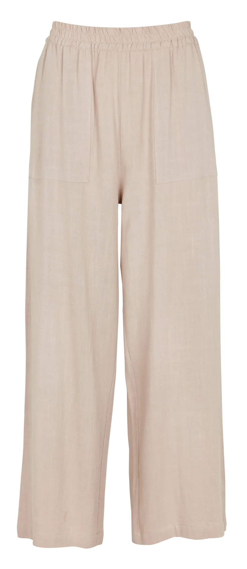 Pantalon droit taille haute Beige TABITA