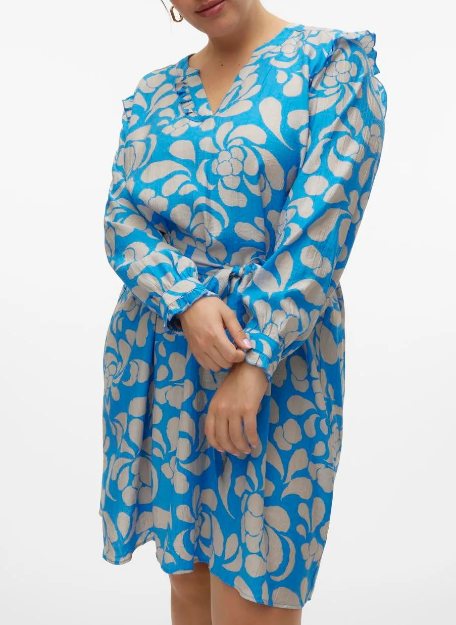 Robe chemise droite ample imprimée Multicolore GAJA