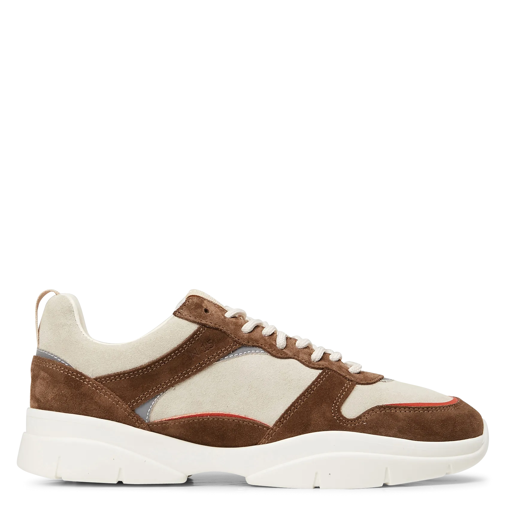 Baskets basses en cuir Marron N°15