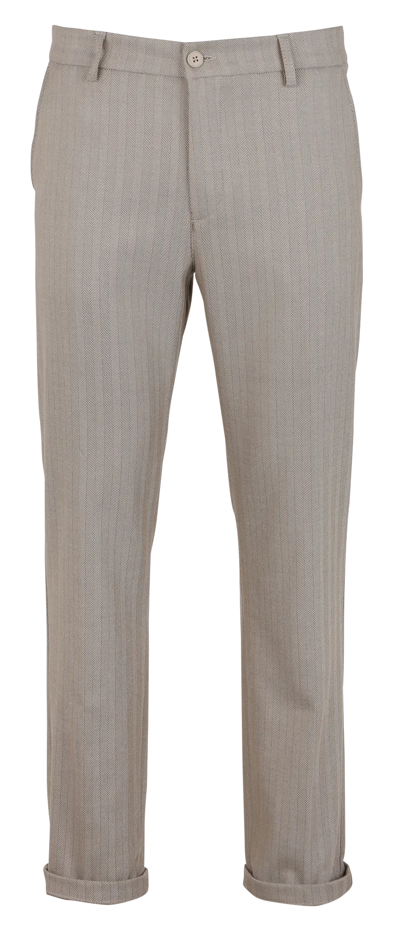 Pantalon de costume à chevrons Marron COMO REG