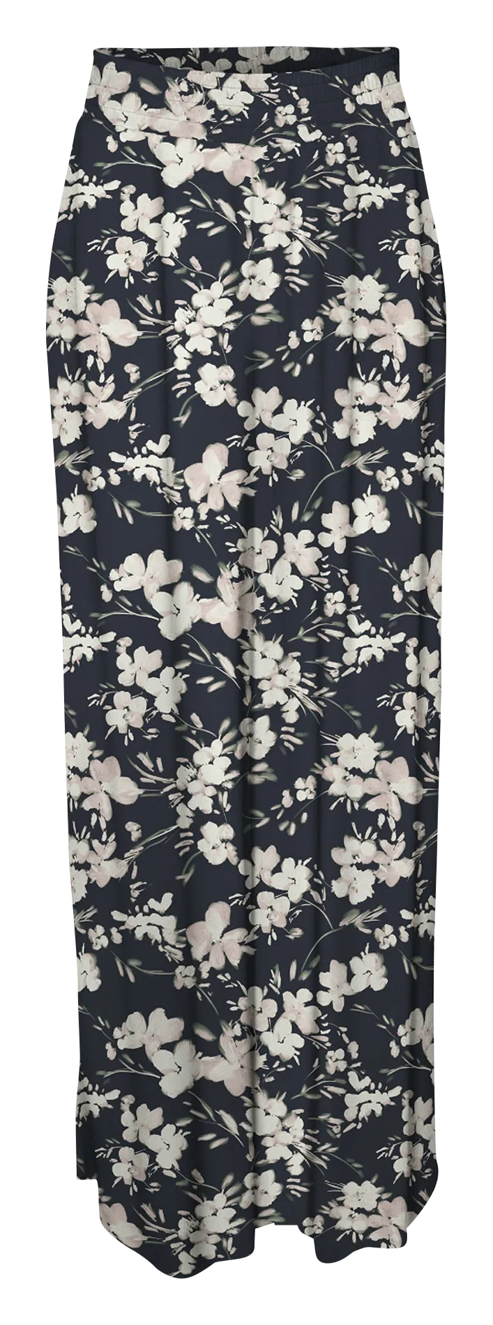 Jupe droite longue imprimée Bleu MENNY