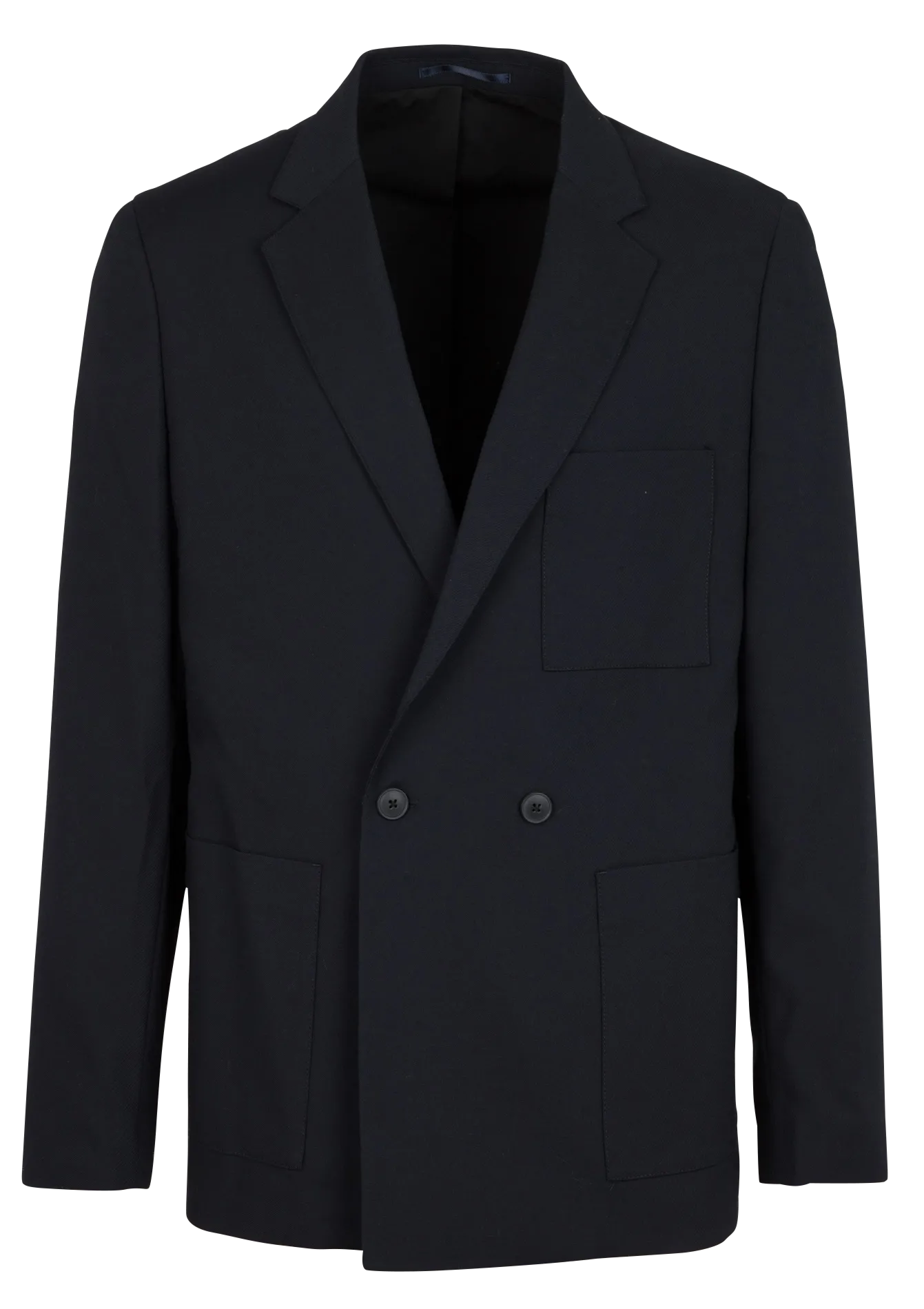 Blazer droit boutonné en jacquard Bleu BLANE 2908