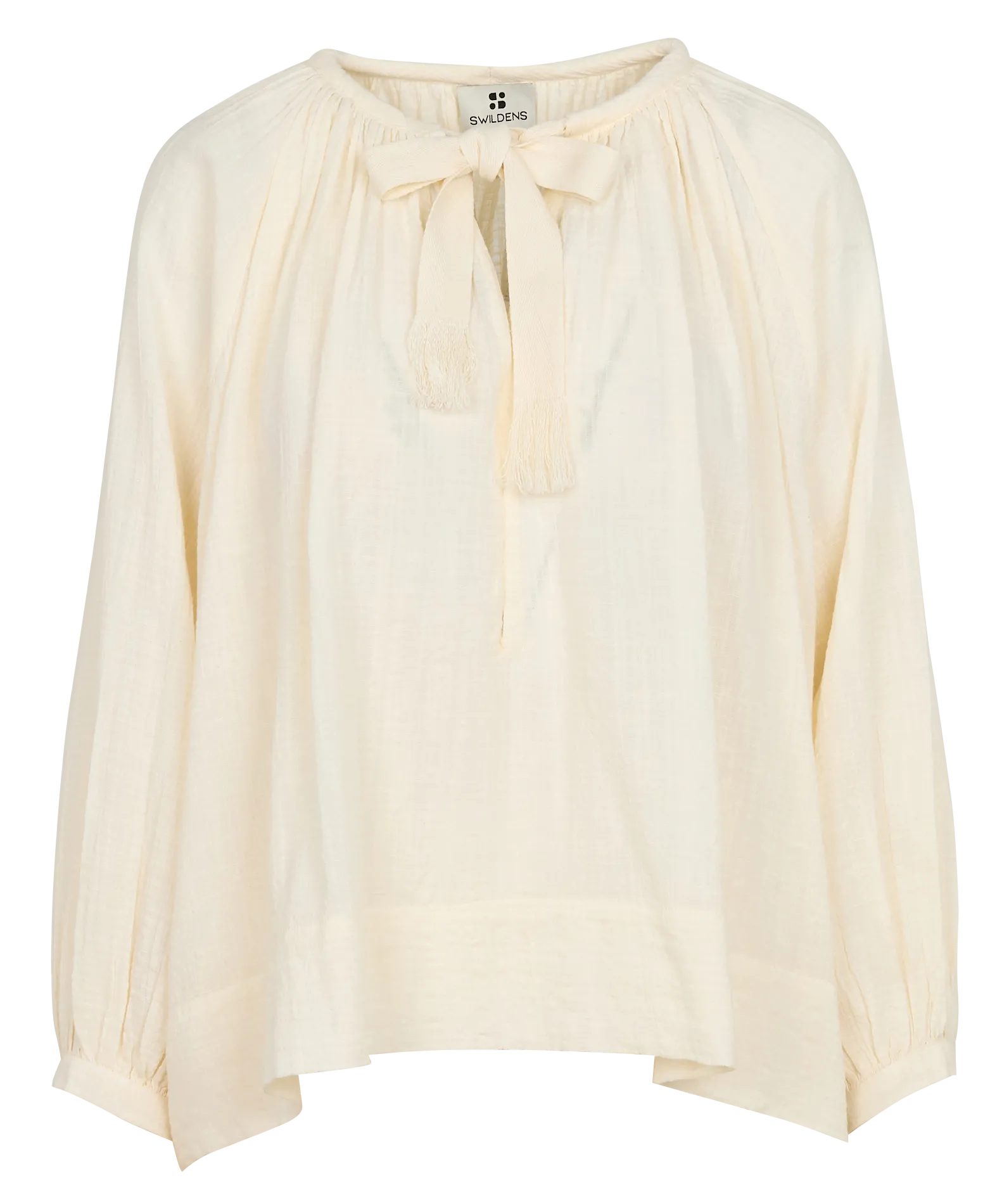 Blouse ample texturée Blanc LILA