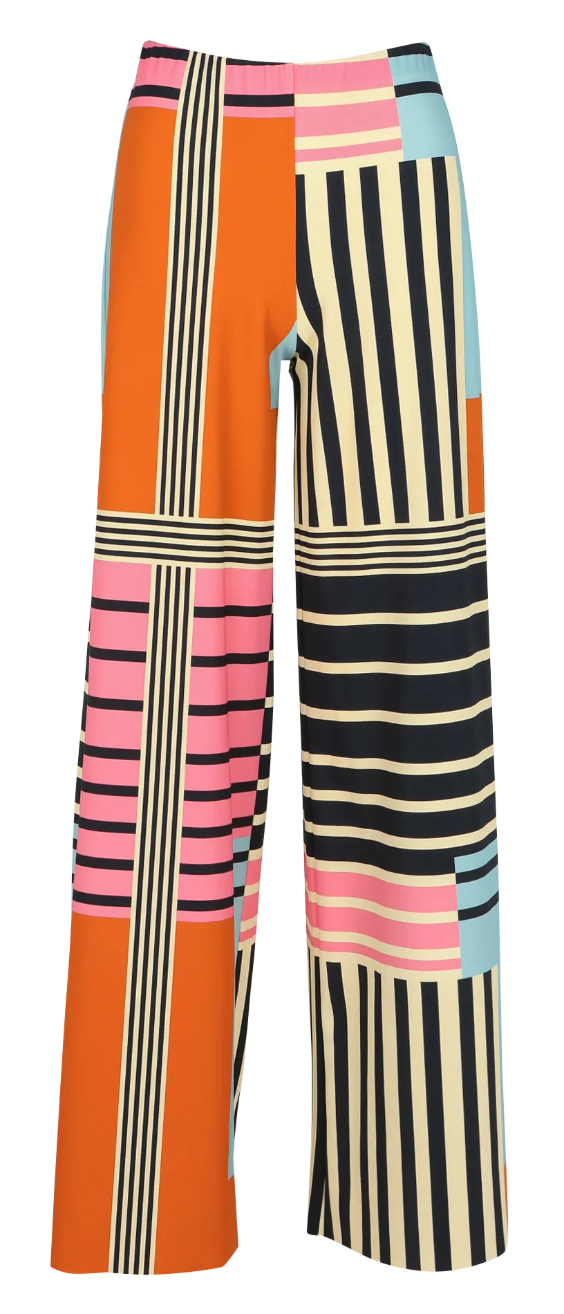 Pantalon large imprimé Multicolore MOZIONE