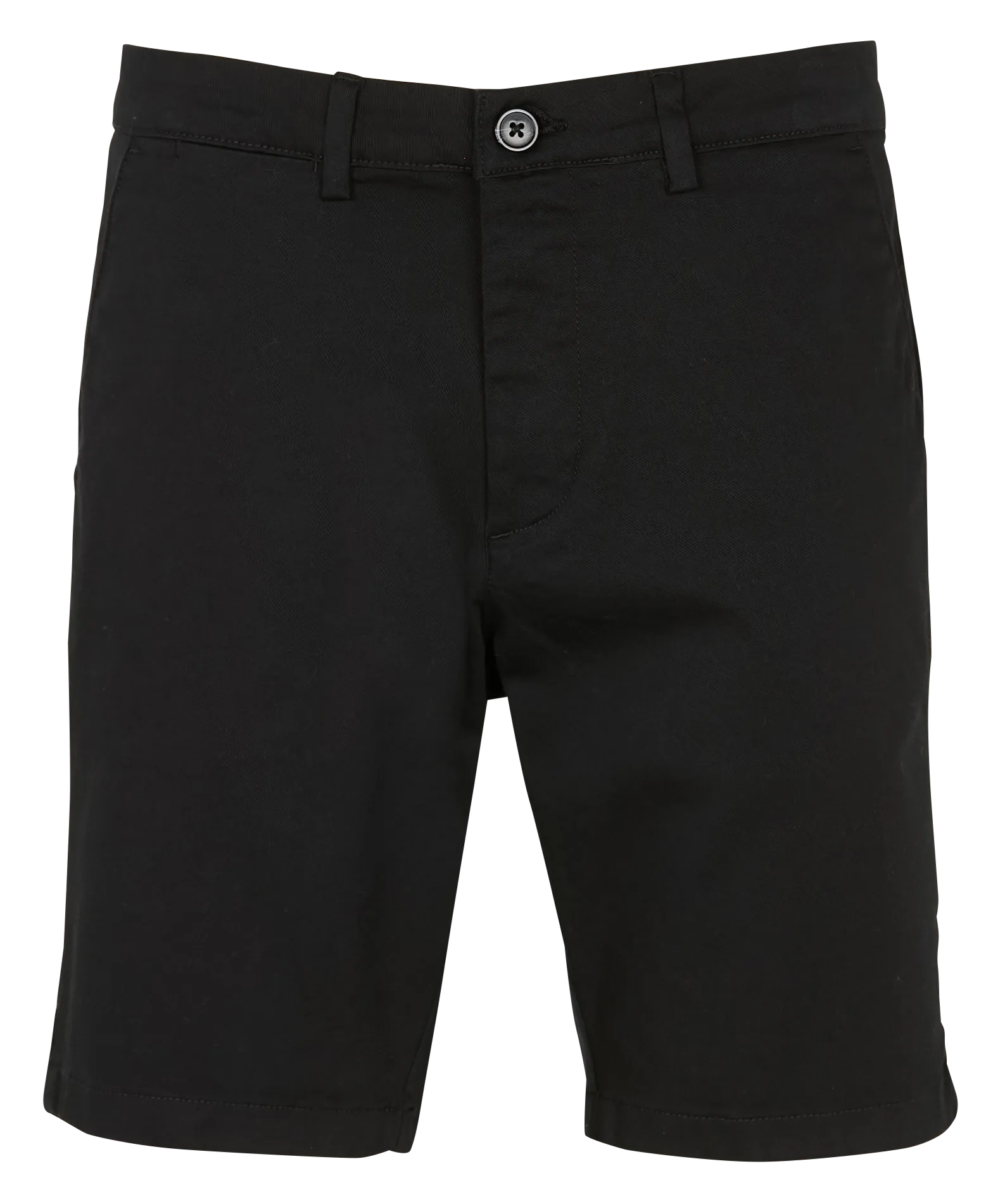 Short chino en coton bio mélangé Noir MILES