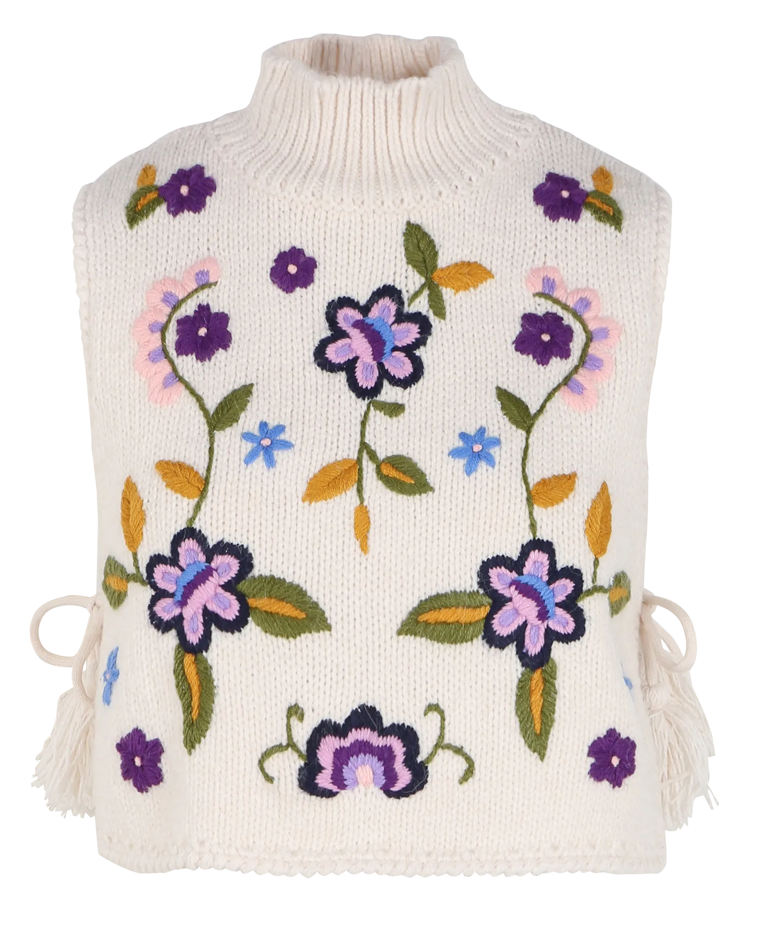 Poncho col montant Beige SOAN