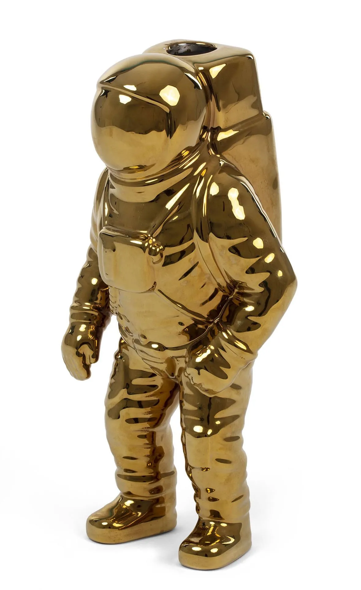 Soliflore céramique Blanc COSMIC DINER STARMAN