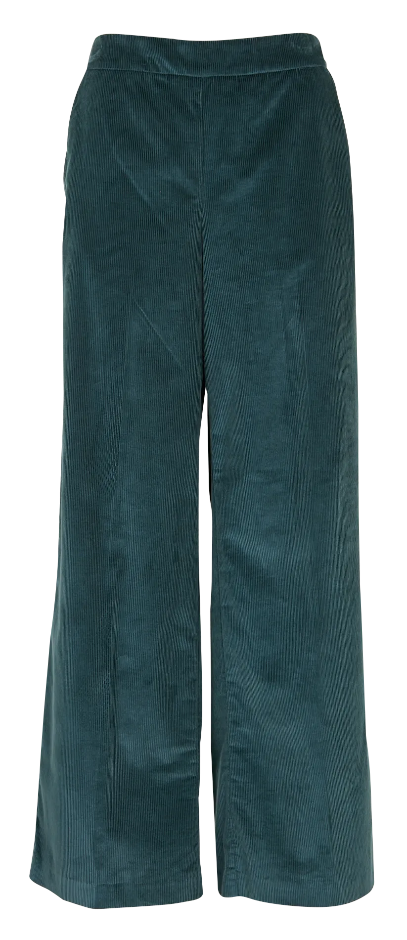 Pantalon évasé en coton mélangé Jaune PUEBLO