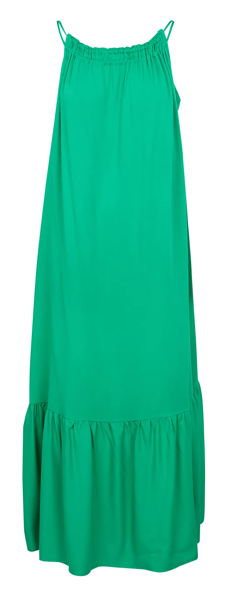 Robe longue droite Vert