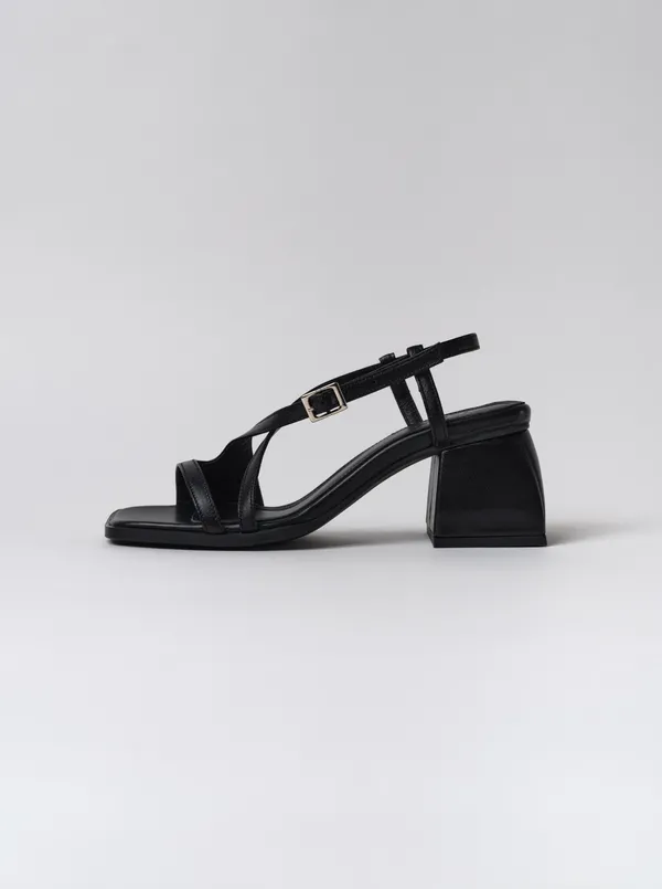 Sandales square crush black Noir SQUARE CRUSH BLACK