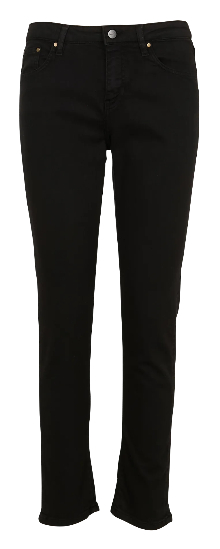 Jean slim en coton mélangé Noir CRYSTAL