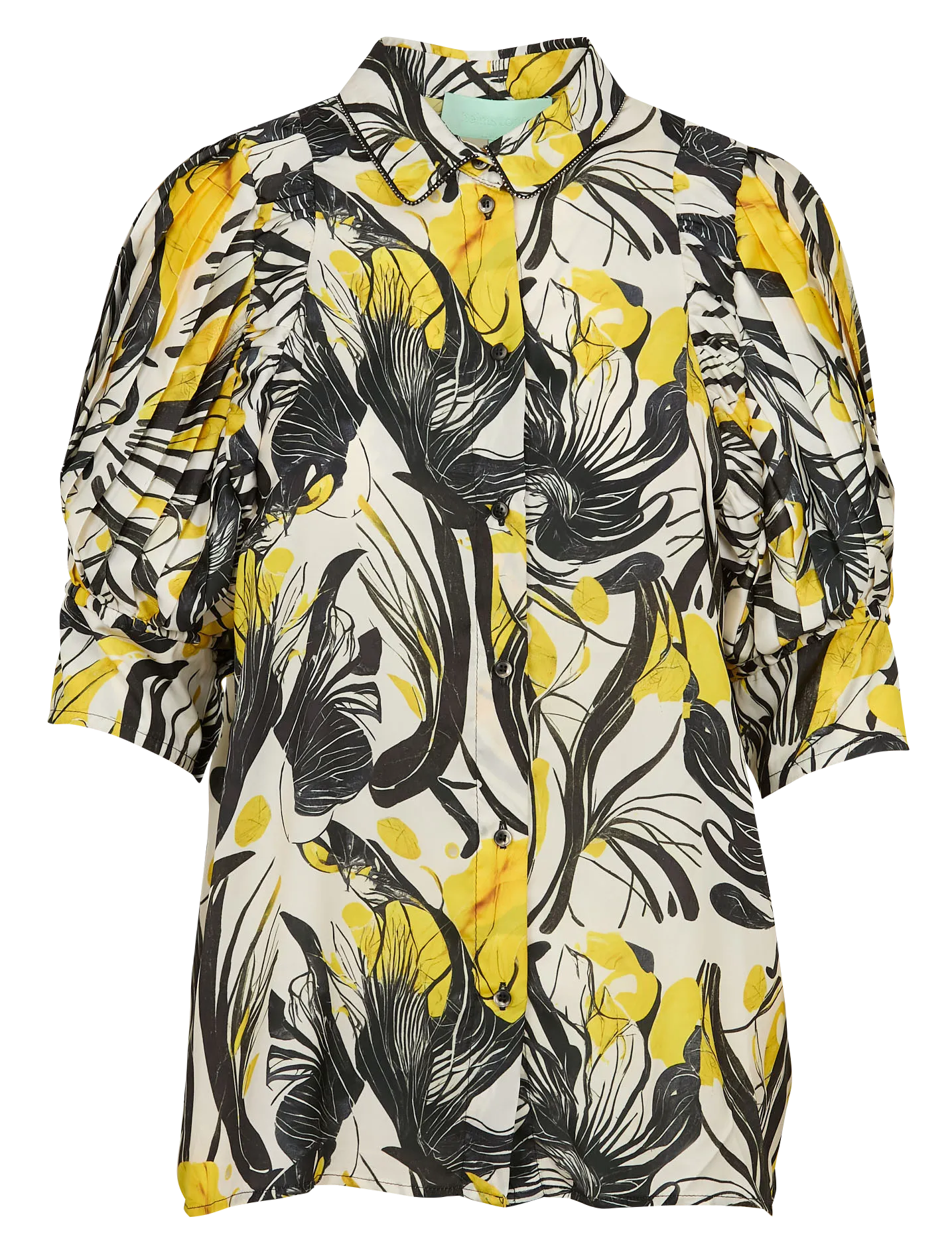 Chemise ajustée imprimée Multicolore LEX PLISSÉE