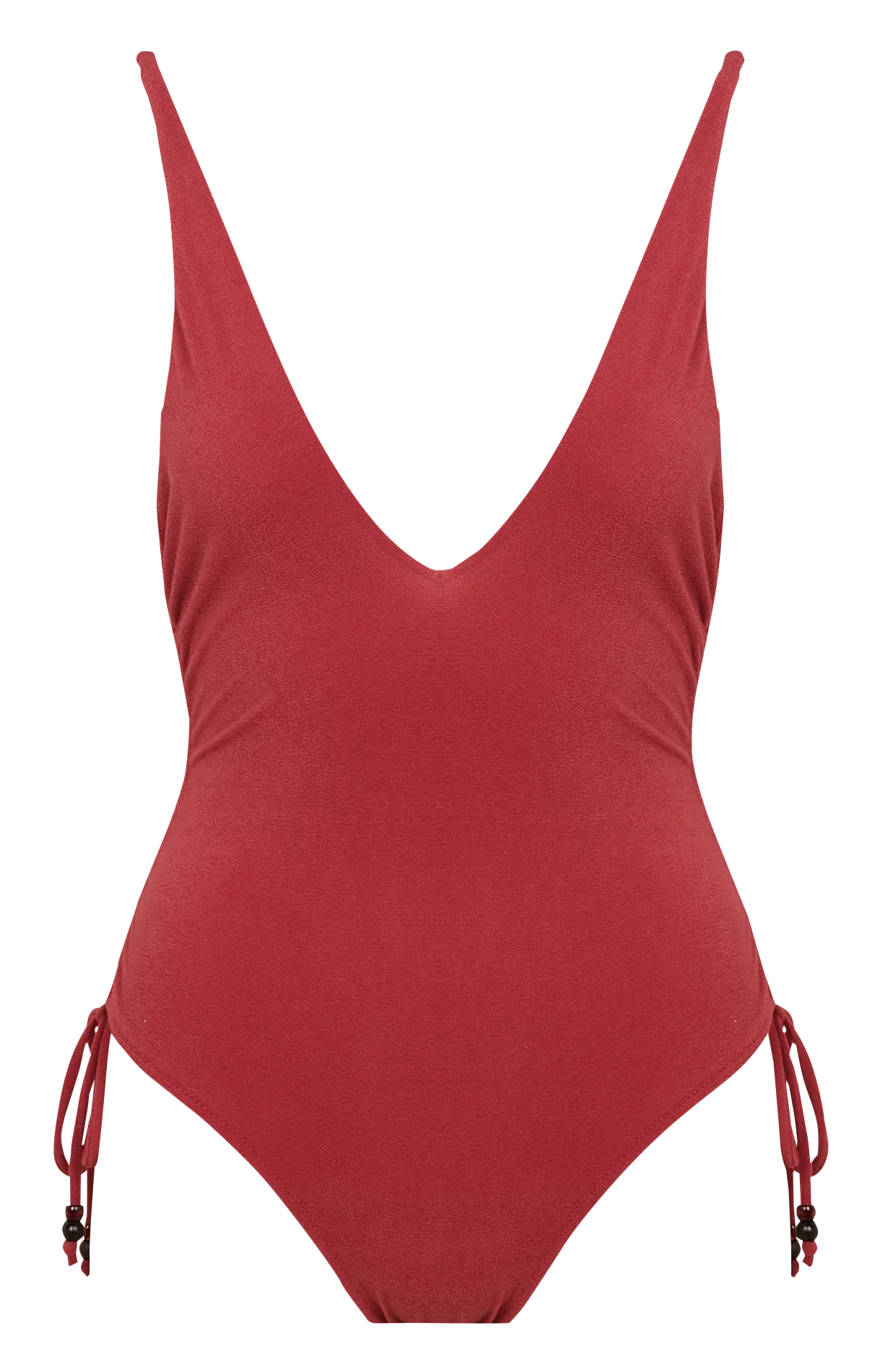 Maillot de bain 1 pièce sculptant Rouge MARMARA