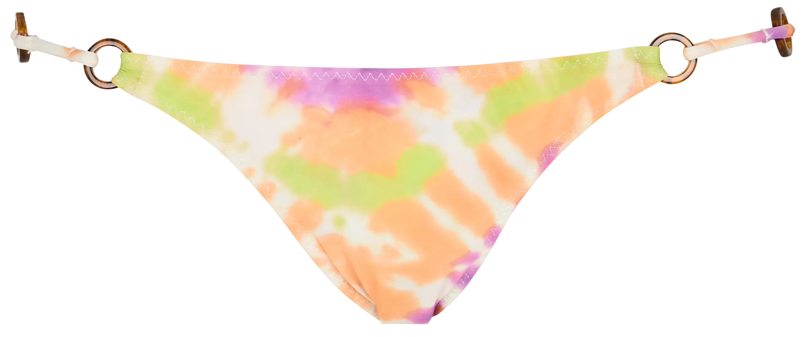 Culotte de bikini à détails anneaux Multicolore POPPY