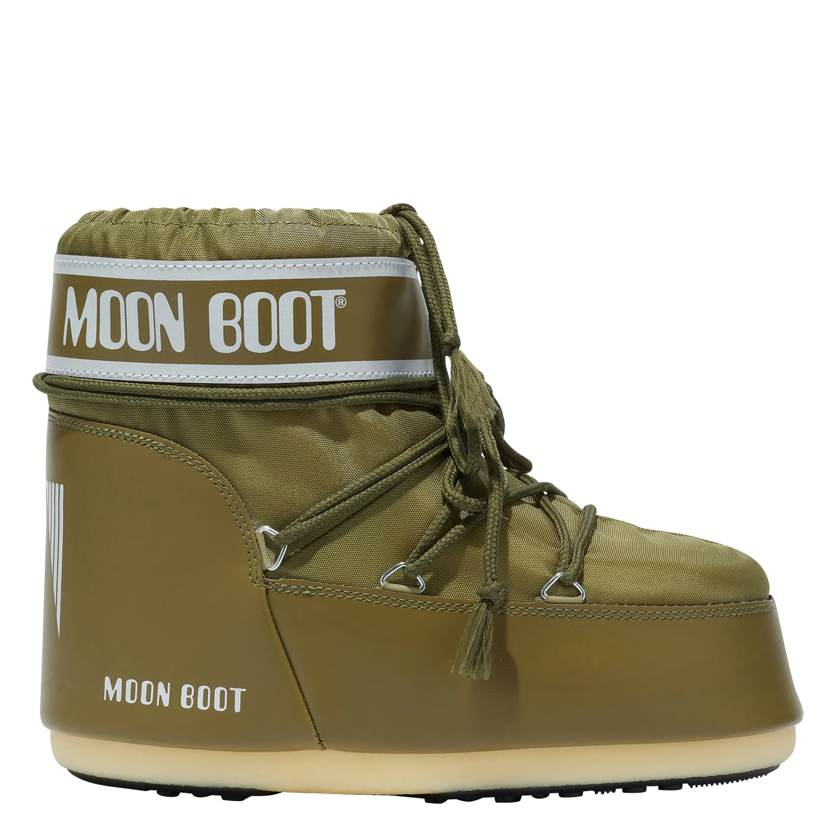 Bottines à lacets Kaki MB ICON LOW NYLON