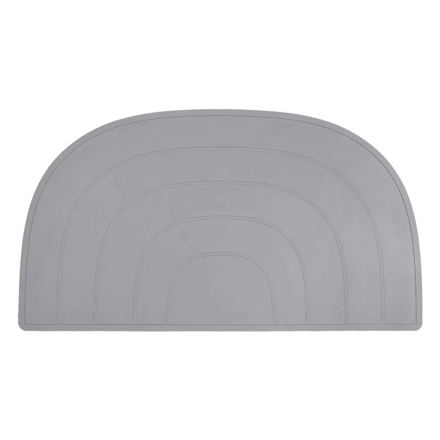 Set de table arc-en-ciel en silicone Gris