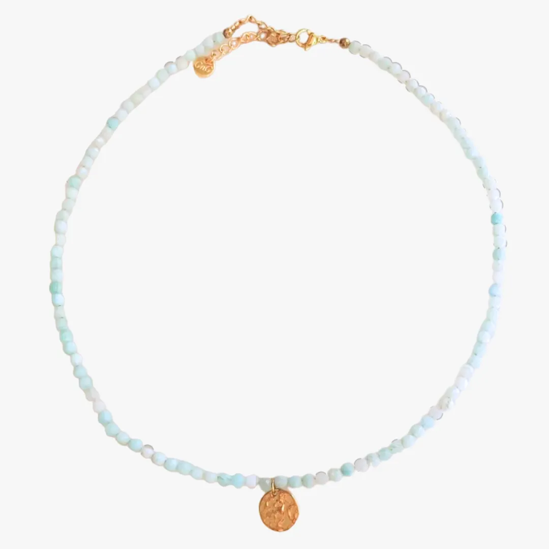 Collier amazonite Bleu MIREILLE