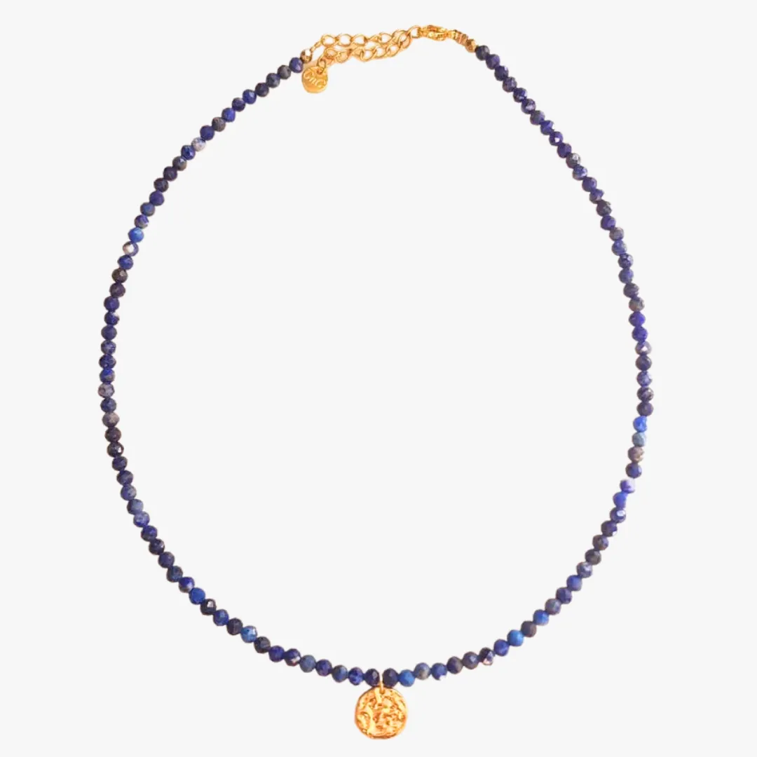 Collier lapis lazuli Bleu MIREILLE