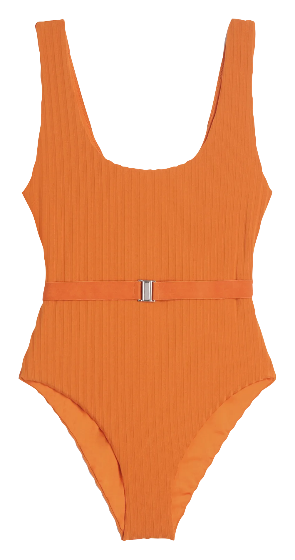 Maillot de bain une pièce côtelé Orange SERGIO