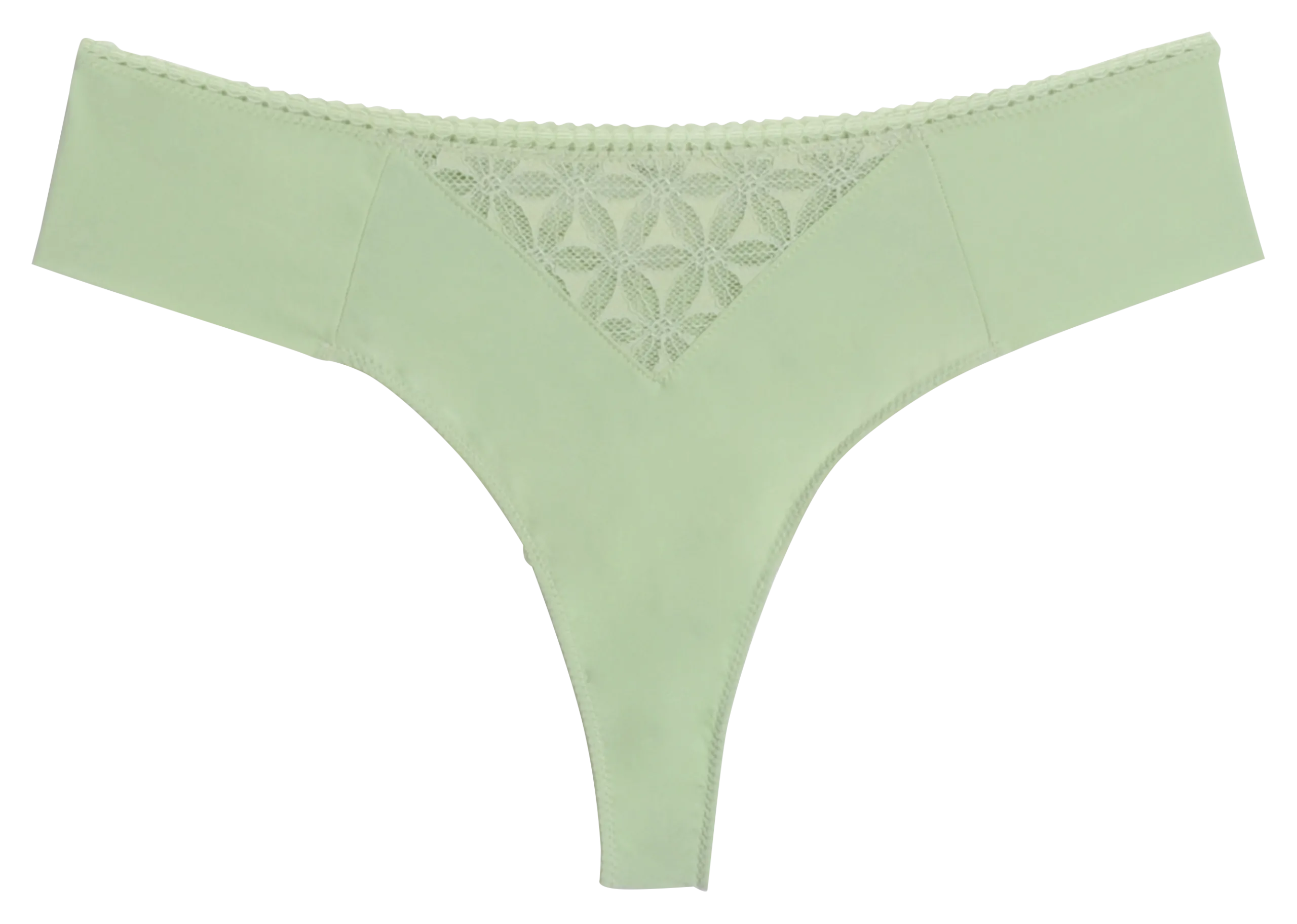 Tanga en dentelle Vert MARCIA