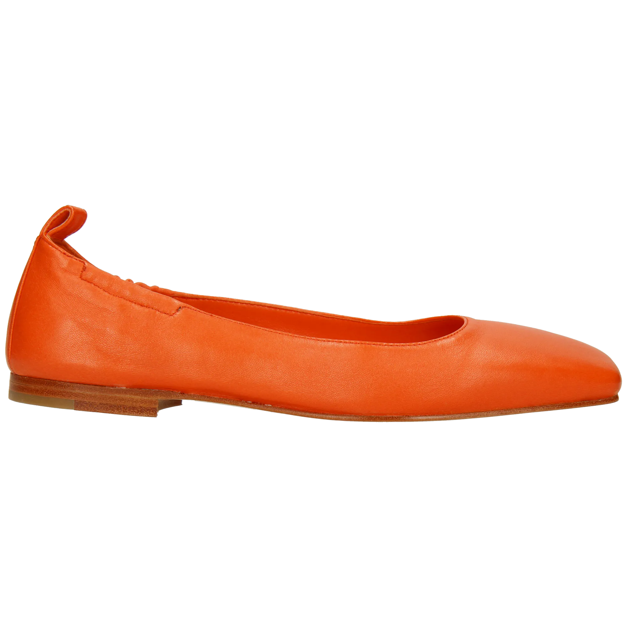 Ballerines à talon plat Orange LIVIA 3