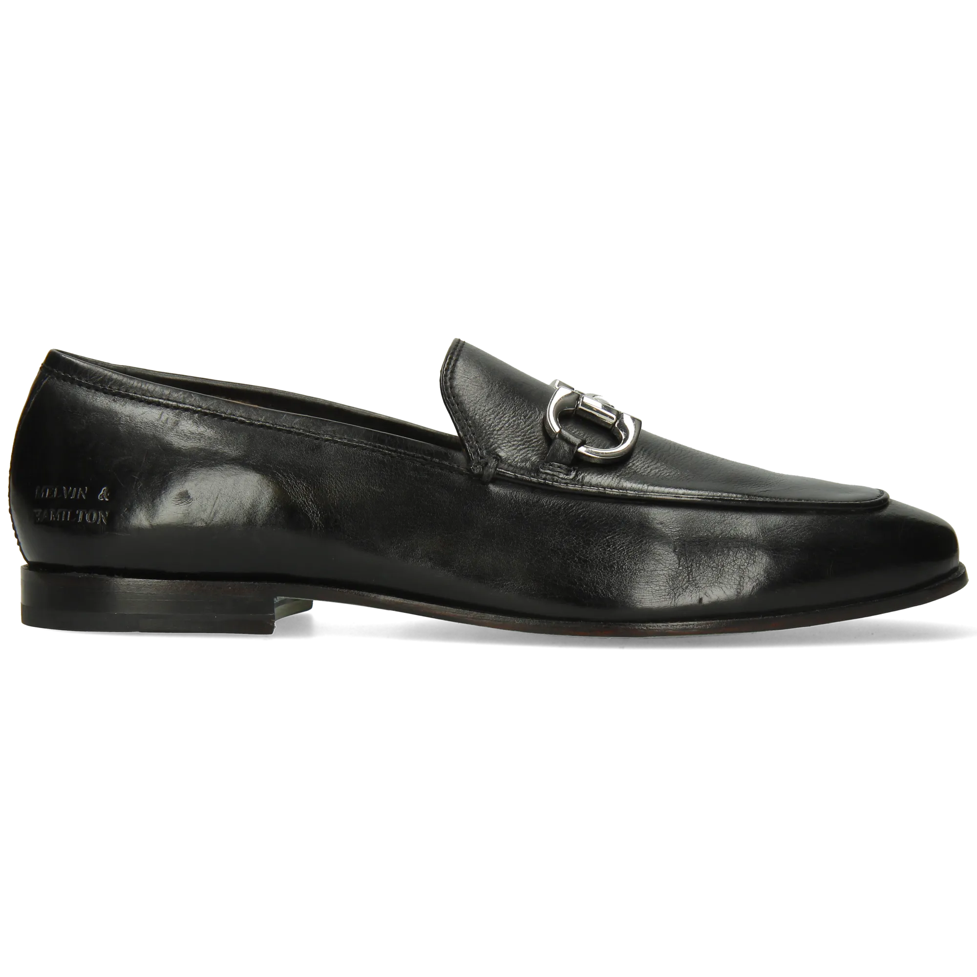 Mocassins en cuir Noir CLIVE 1