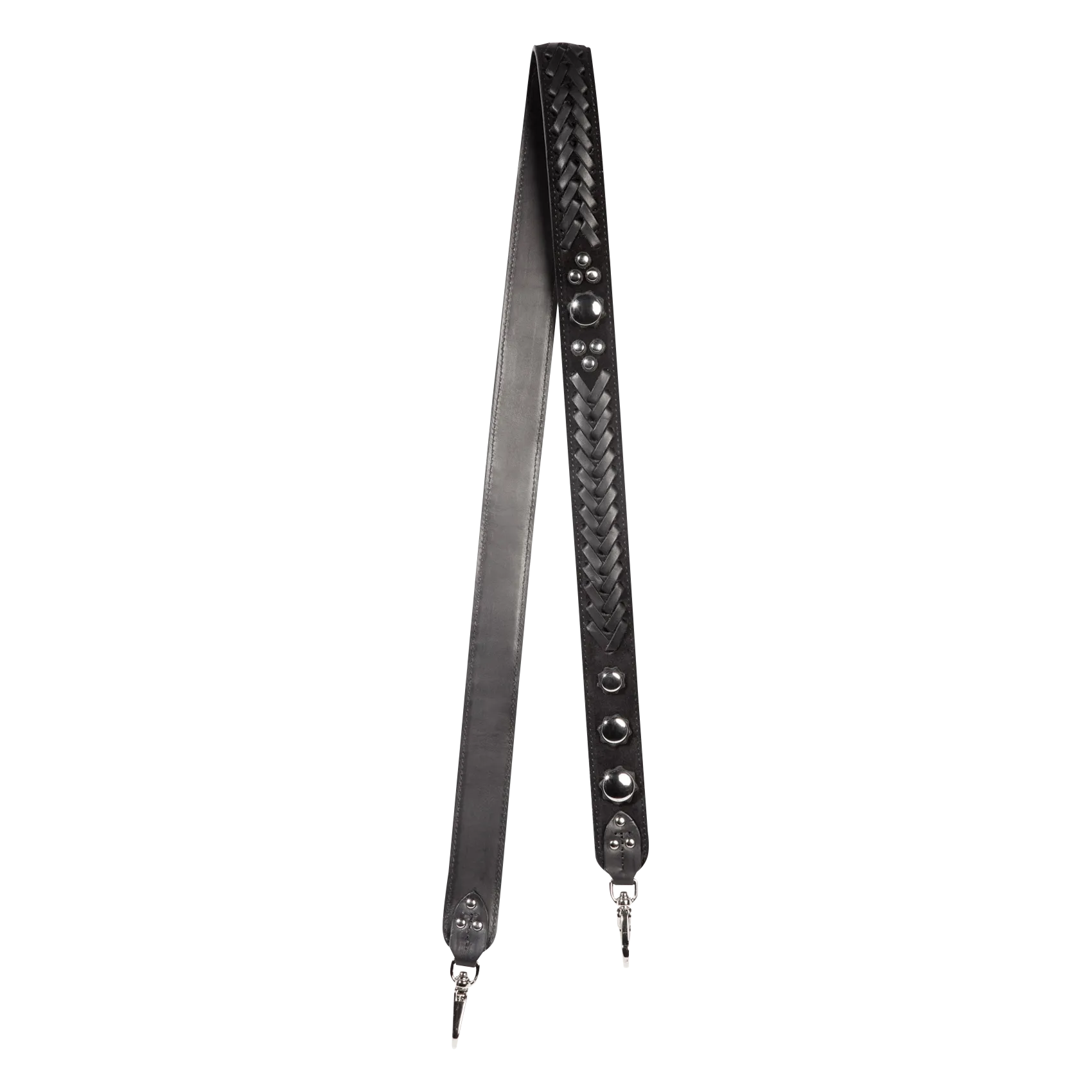 Bandoulière amovible en cuir Noir