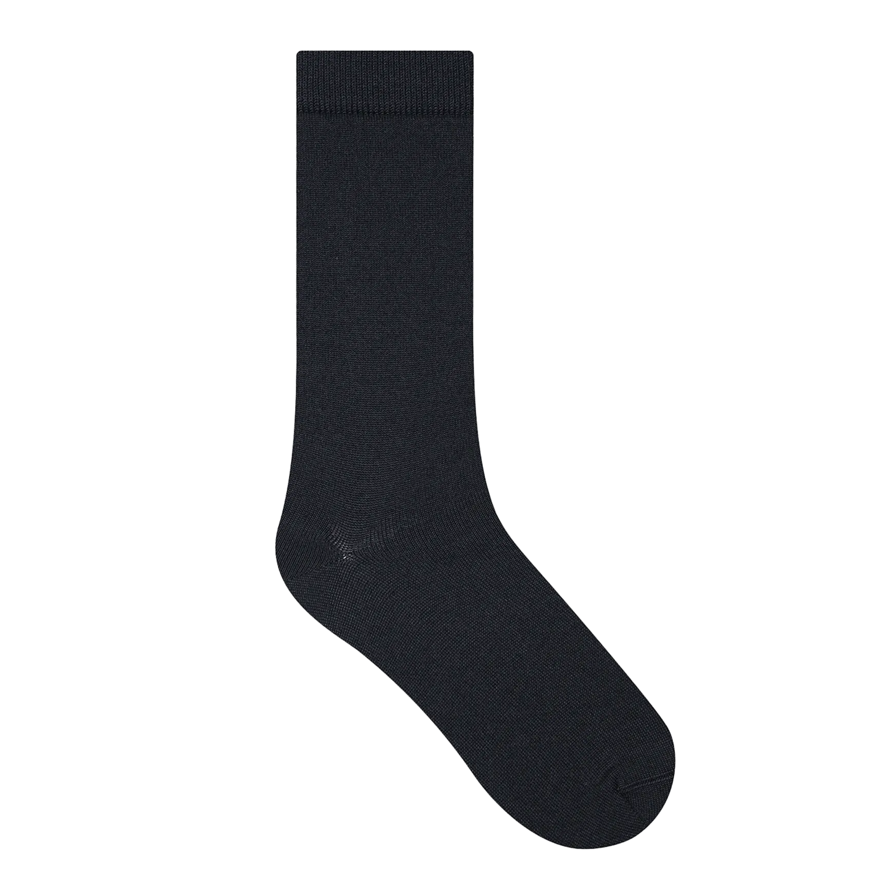 Chaussettes en laine et soie mélangé Noir