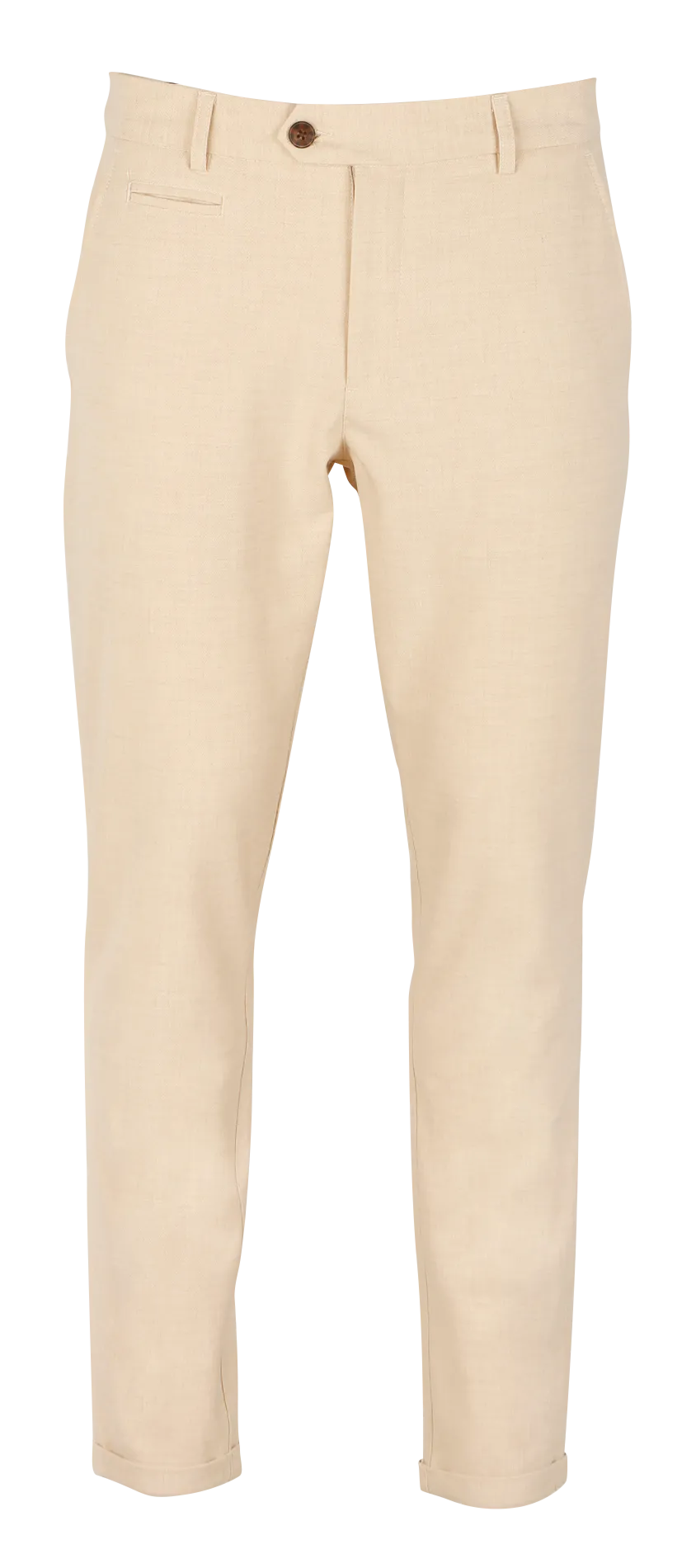 Pantalon de costume en fibres recyclées mélangées Marron COMO