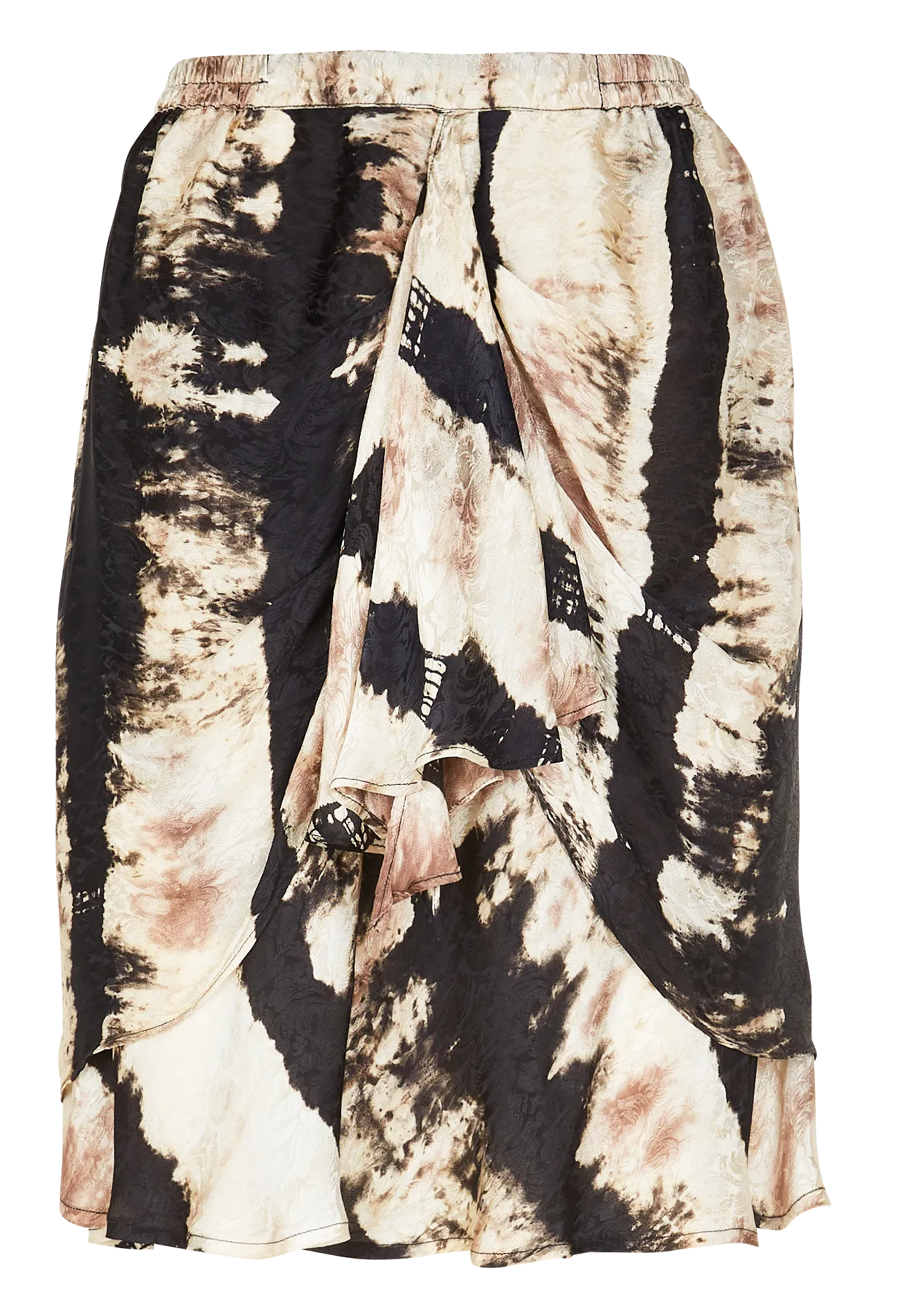 Jupe courte à imprimé tie and dye Multicolore FUZAL