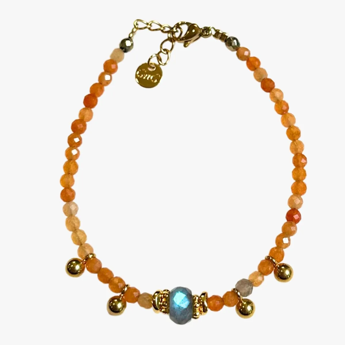 Bracelet aventurine Orange ANUBHAV