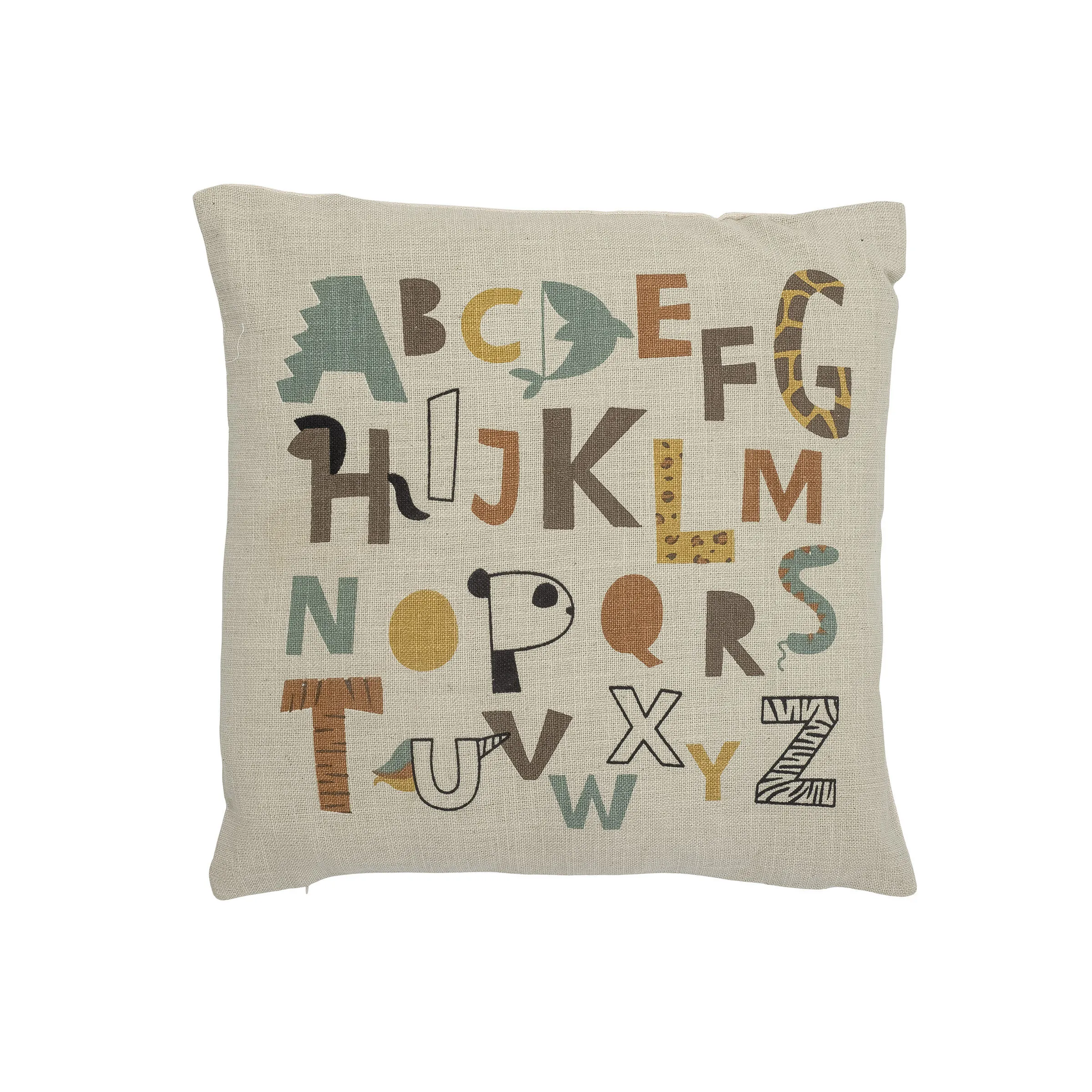 Coussin tissu Beige MEMMO