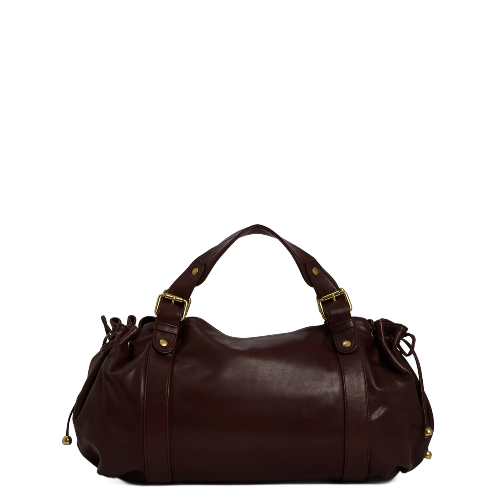 Sac à main en cuir Rouge 24H