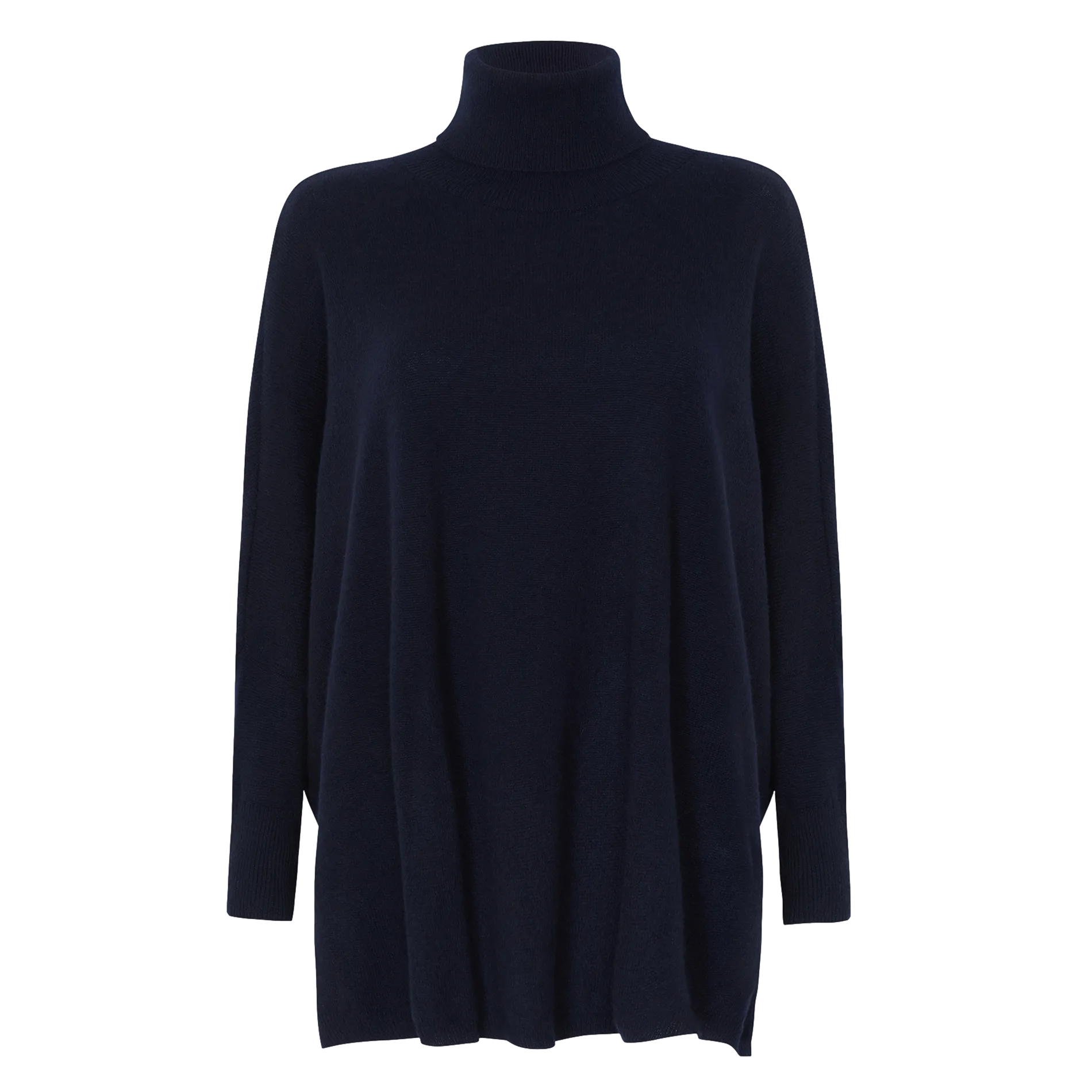 Pull col roulé en cachemire Bleu MINIE TURTLE