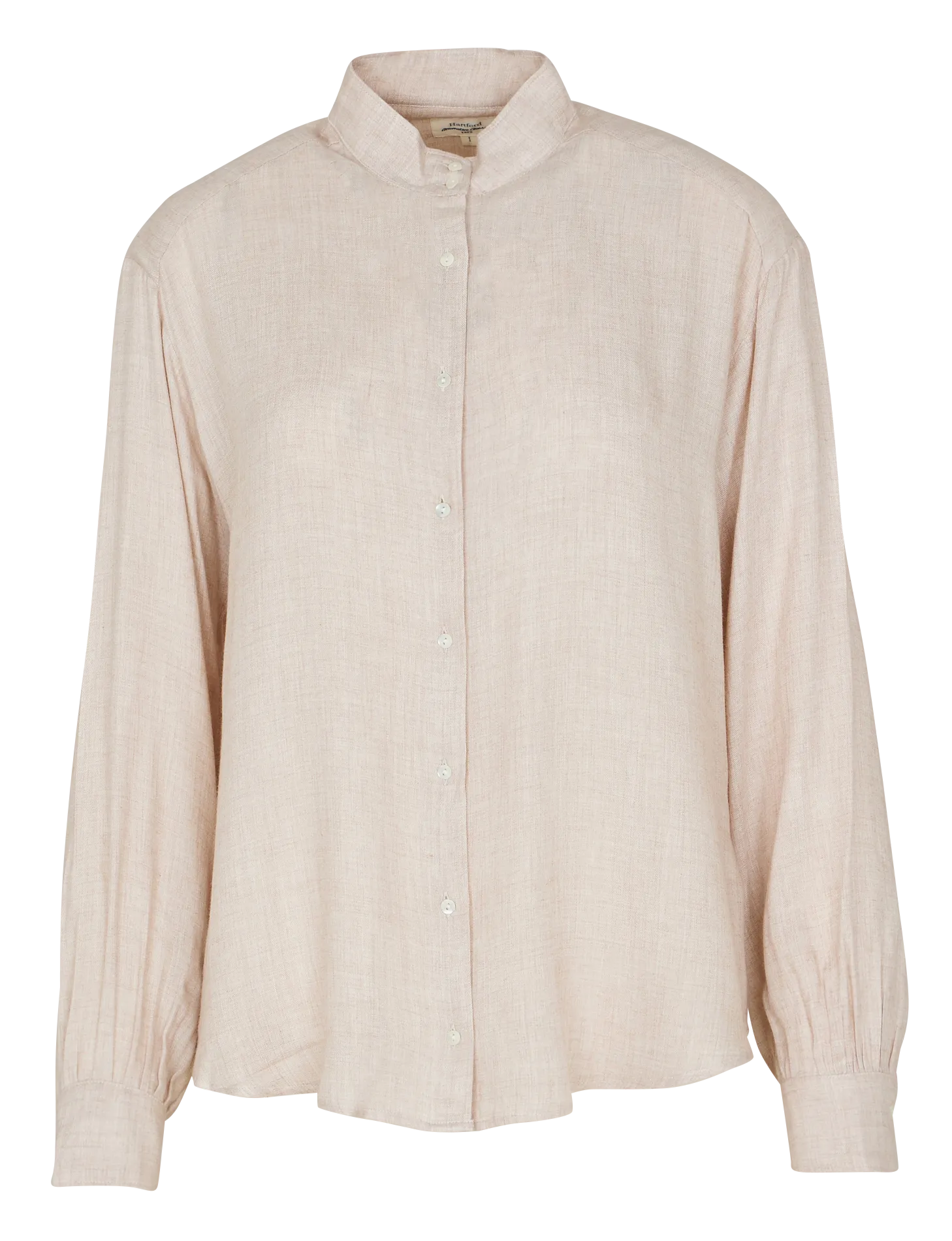 Chemise col montant Beige CALIM