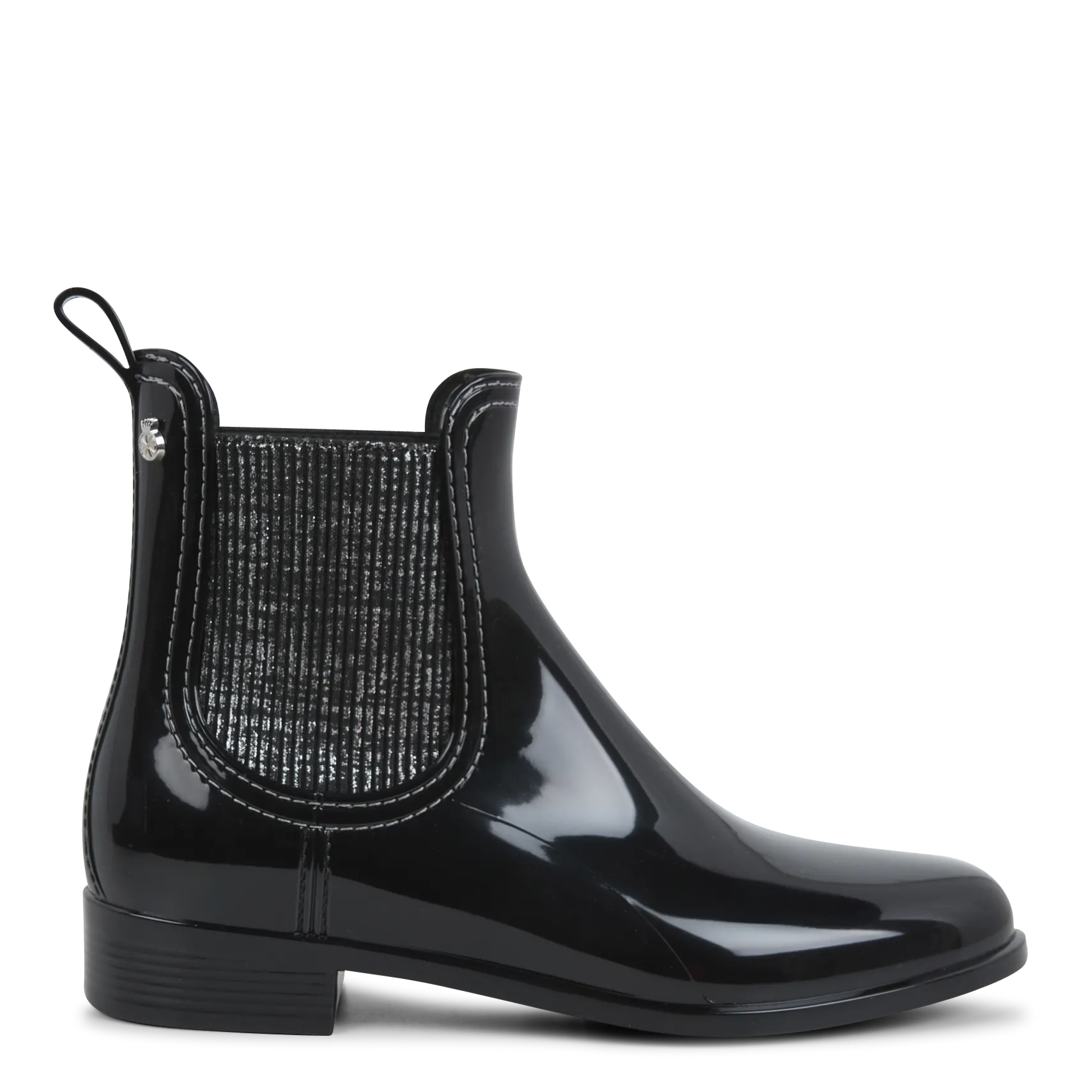 Bottines Chelsea à talons Noir AINE