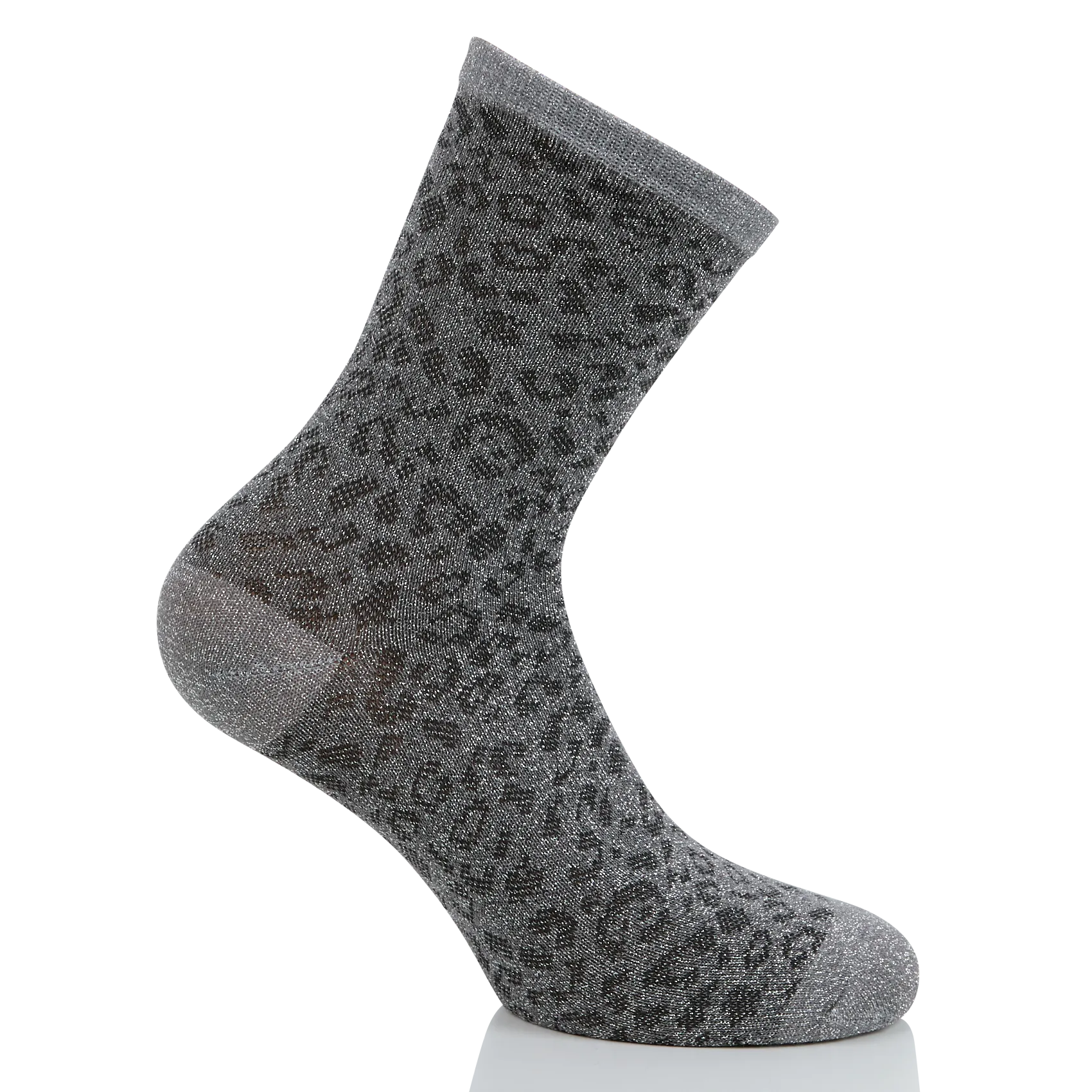 Chaussettes en coton bio mélangé Gris SEBBY