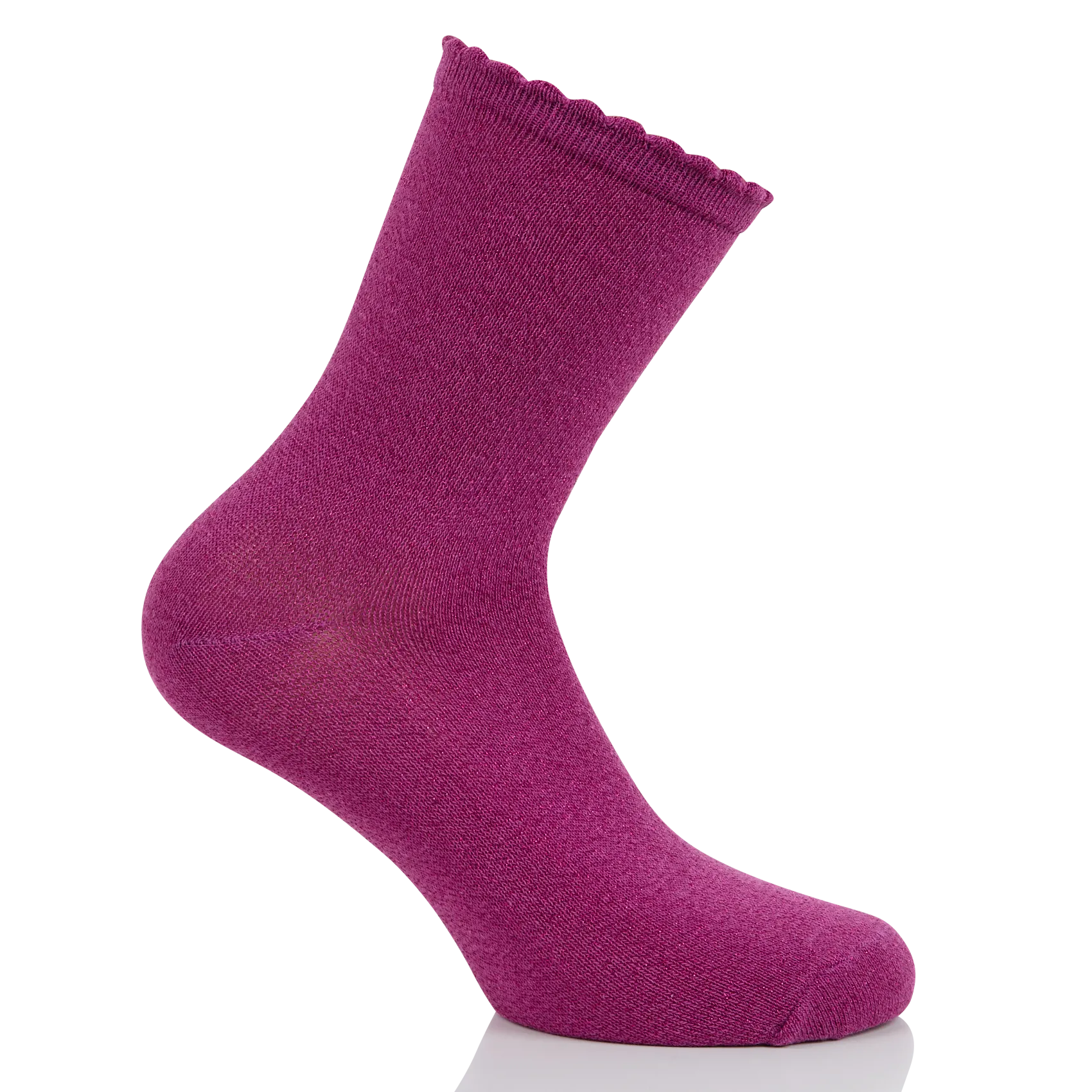 Chaussettes en coton bio mélangé Violet SEBBY