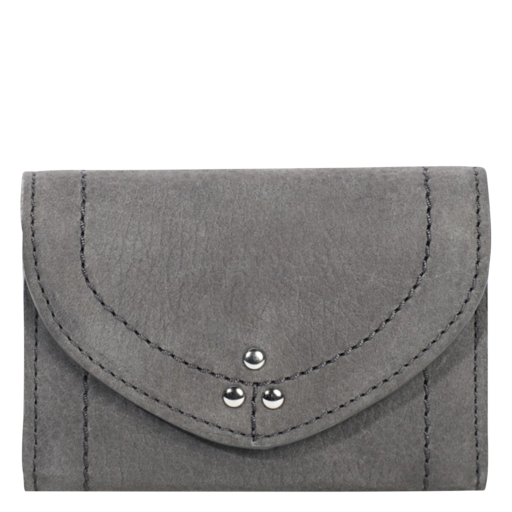 Portefeuille en cuir Gris HELMUT PM