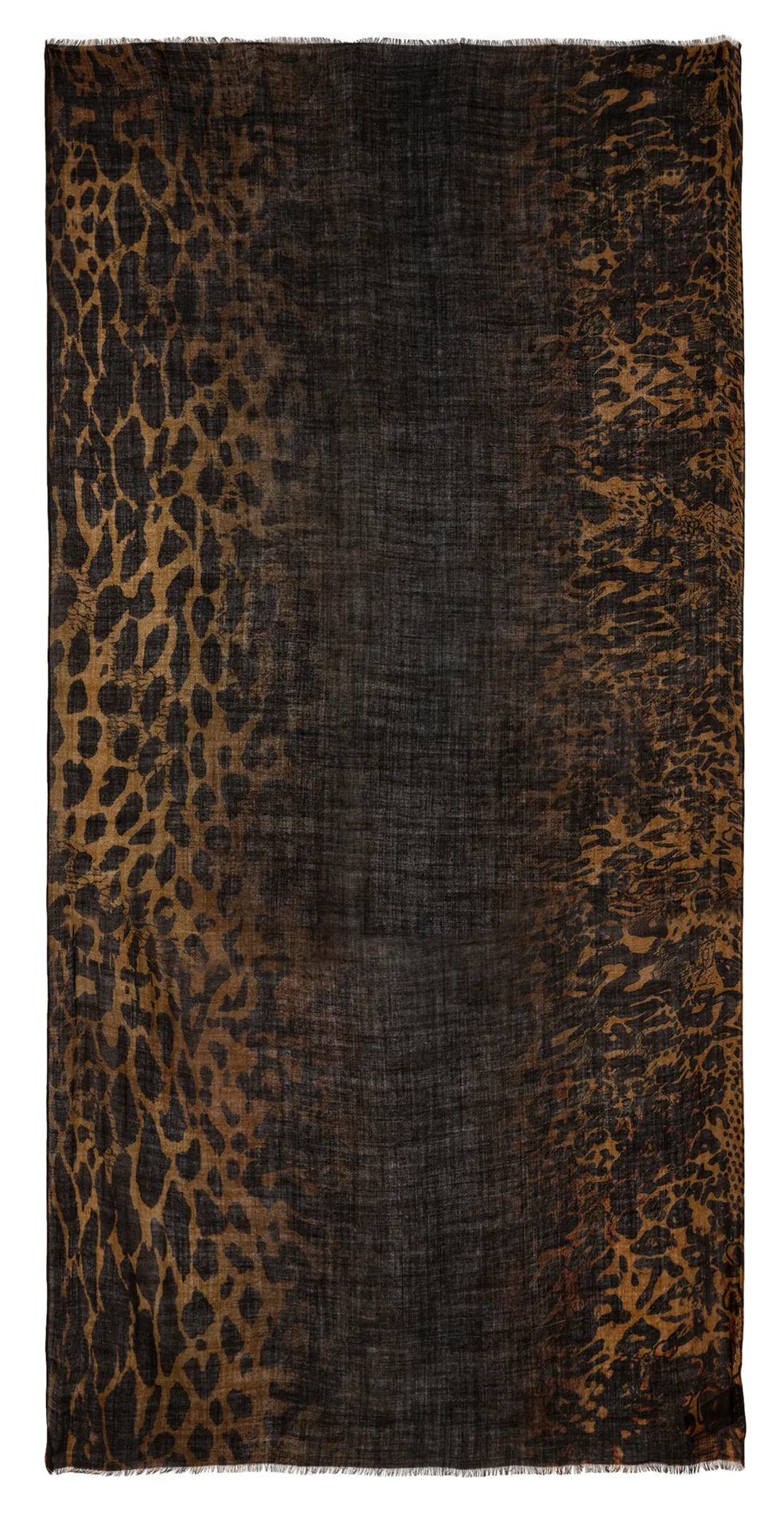 Foulard en laine imprimé Beige JUDY