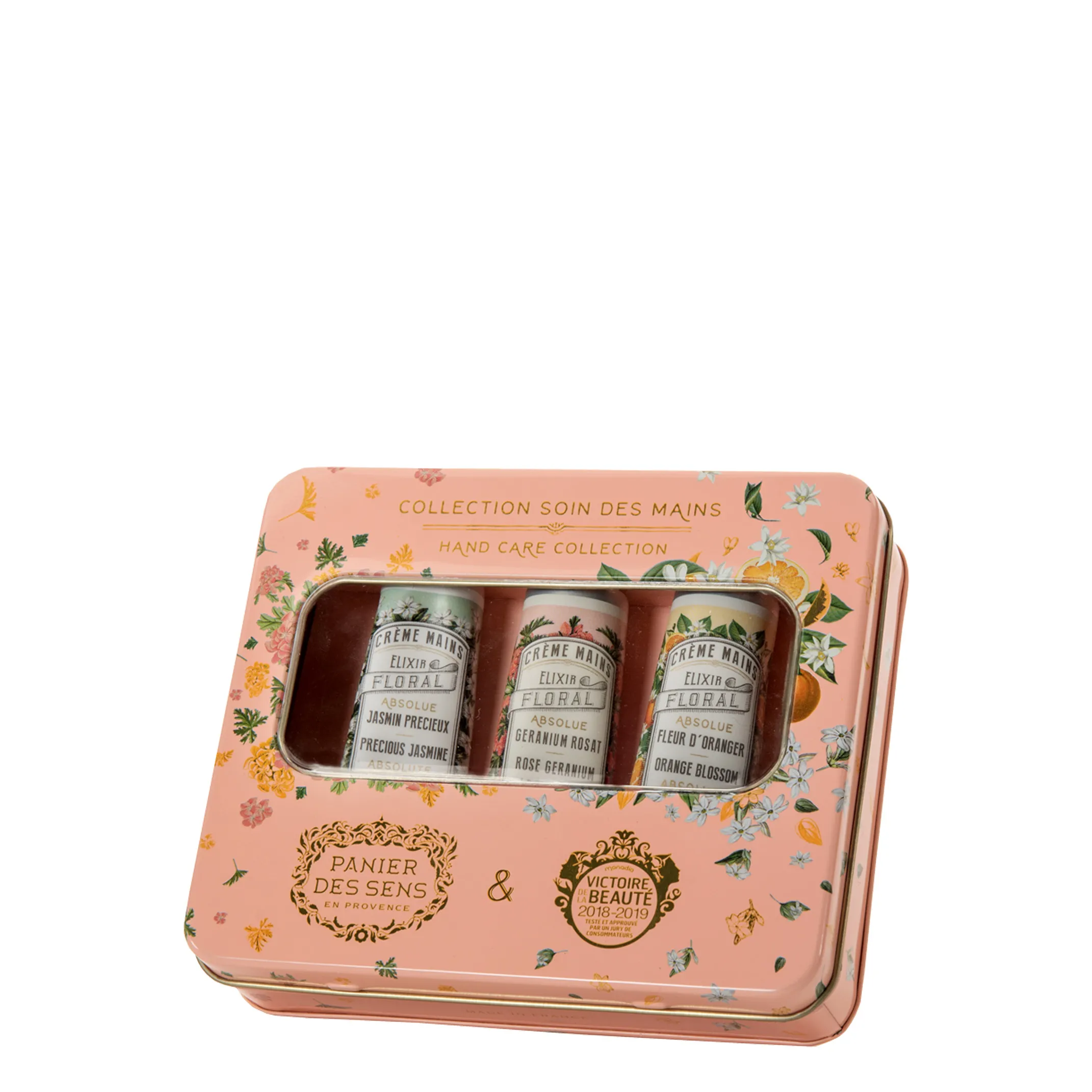 Coffret Soin des mains - Crèmes Mains (Fleur d'Oranger, Jasmin, Géranium)