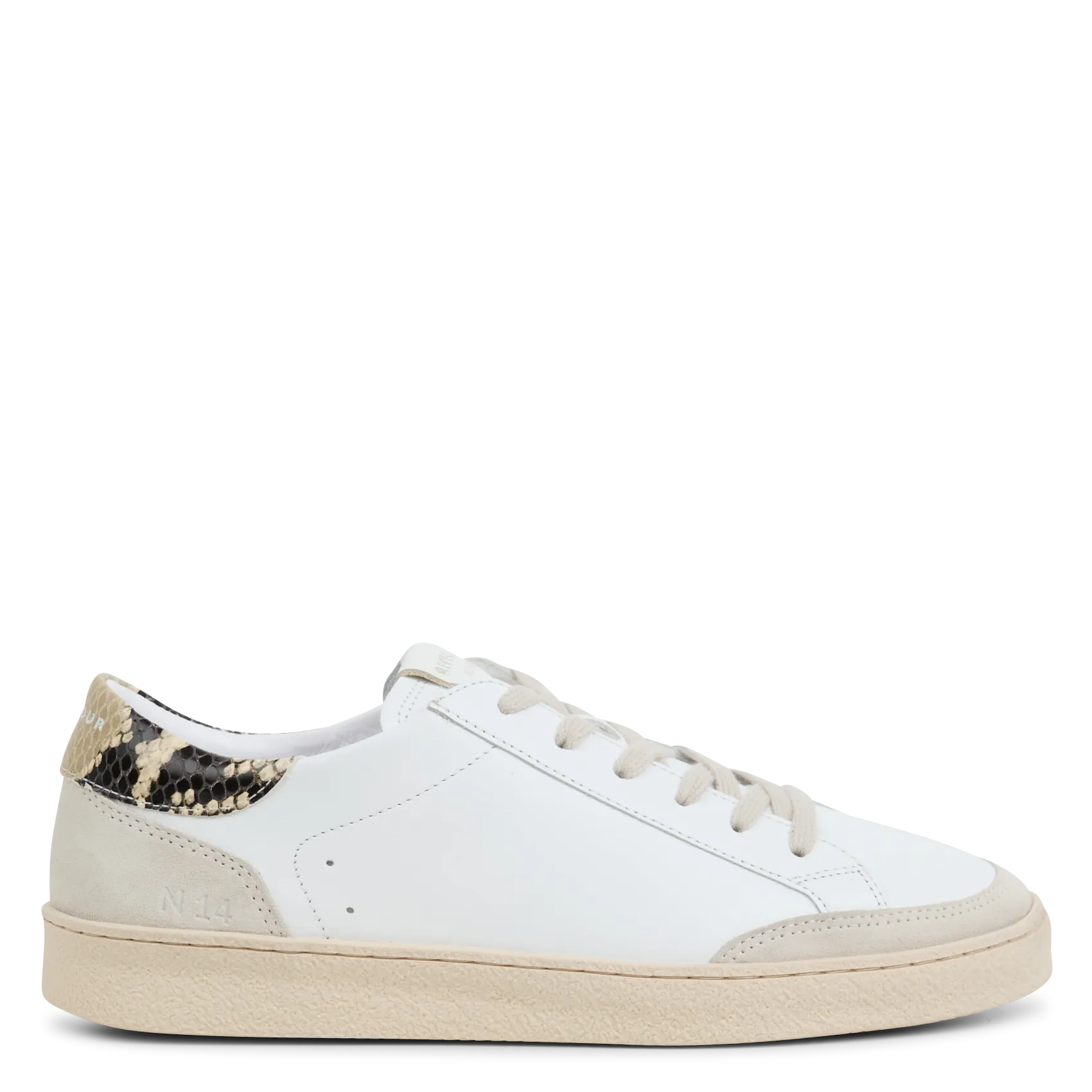 Baskets basses en cuir Blanc BASKETS 14
