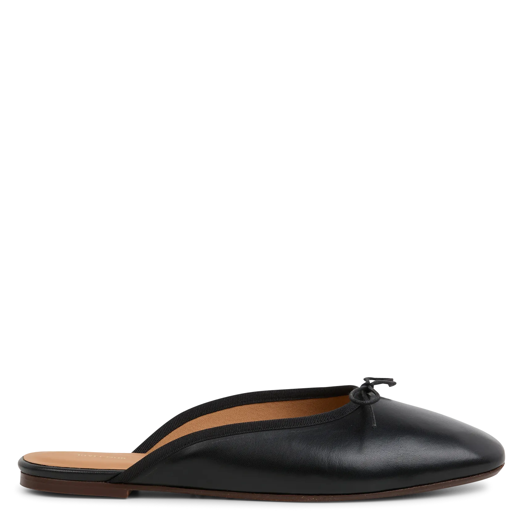 Mules en cuir Noir N°123