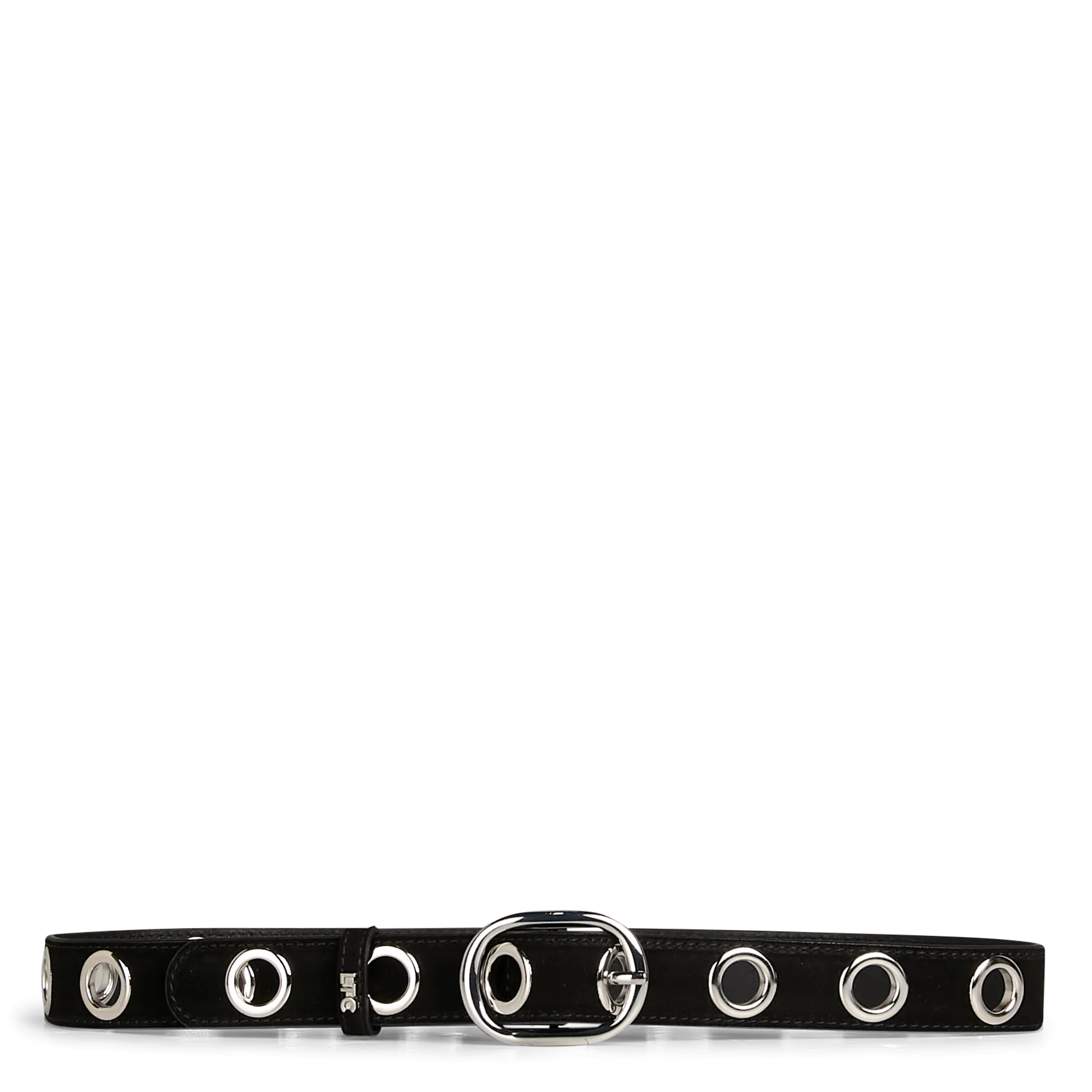 Ceinture à œillets en cuir Noir WILDEN