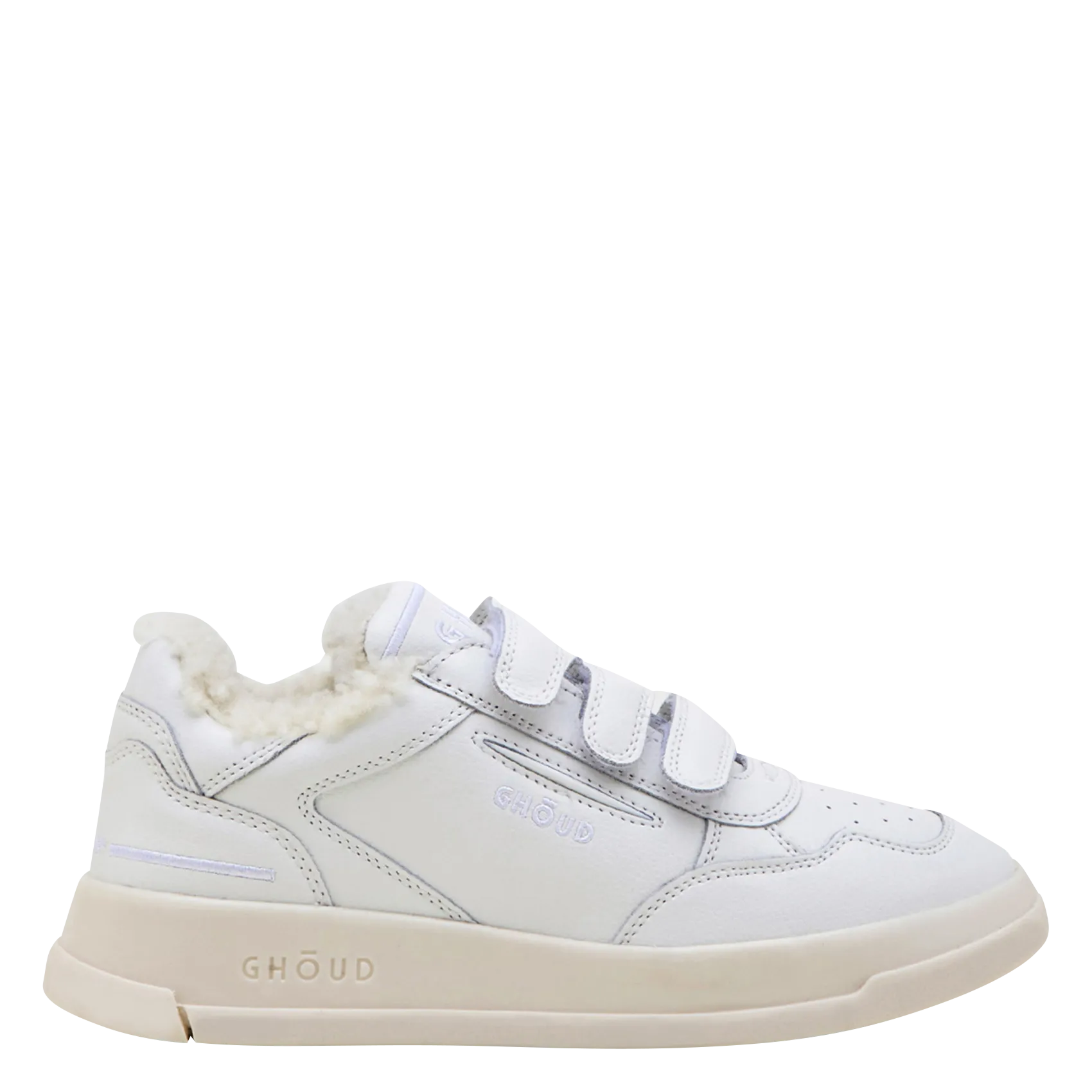 Baskets basses en cuir Blanc TWEEN