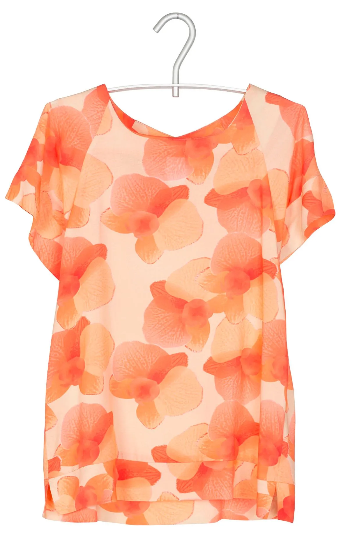 Top Shelton imprimé Orange